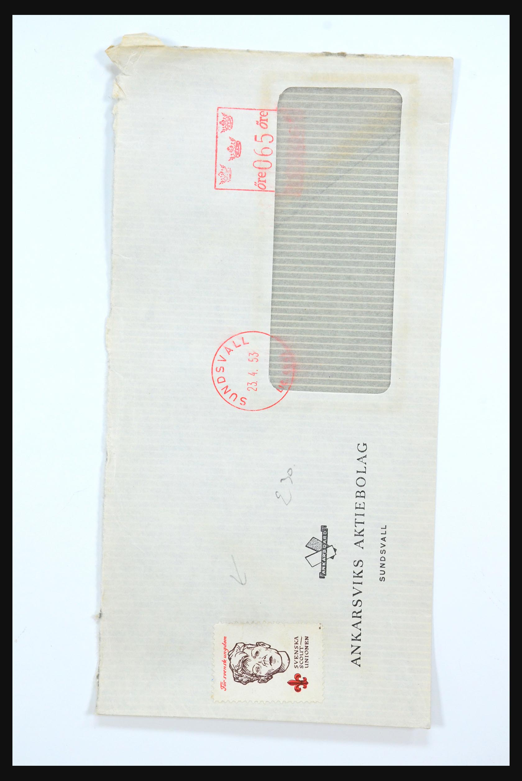 31364 065 - 31364 Zweden brieven 1864-1960.