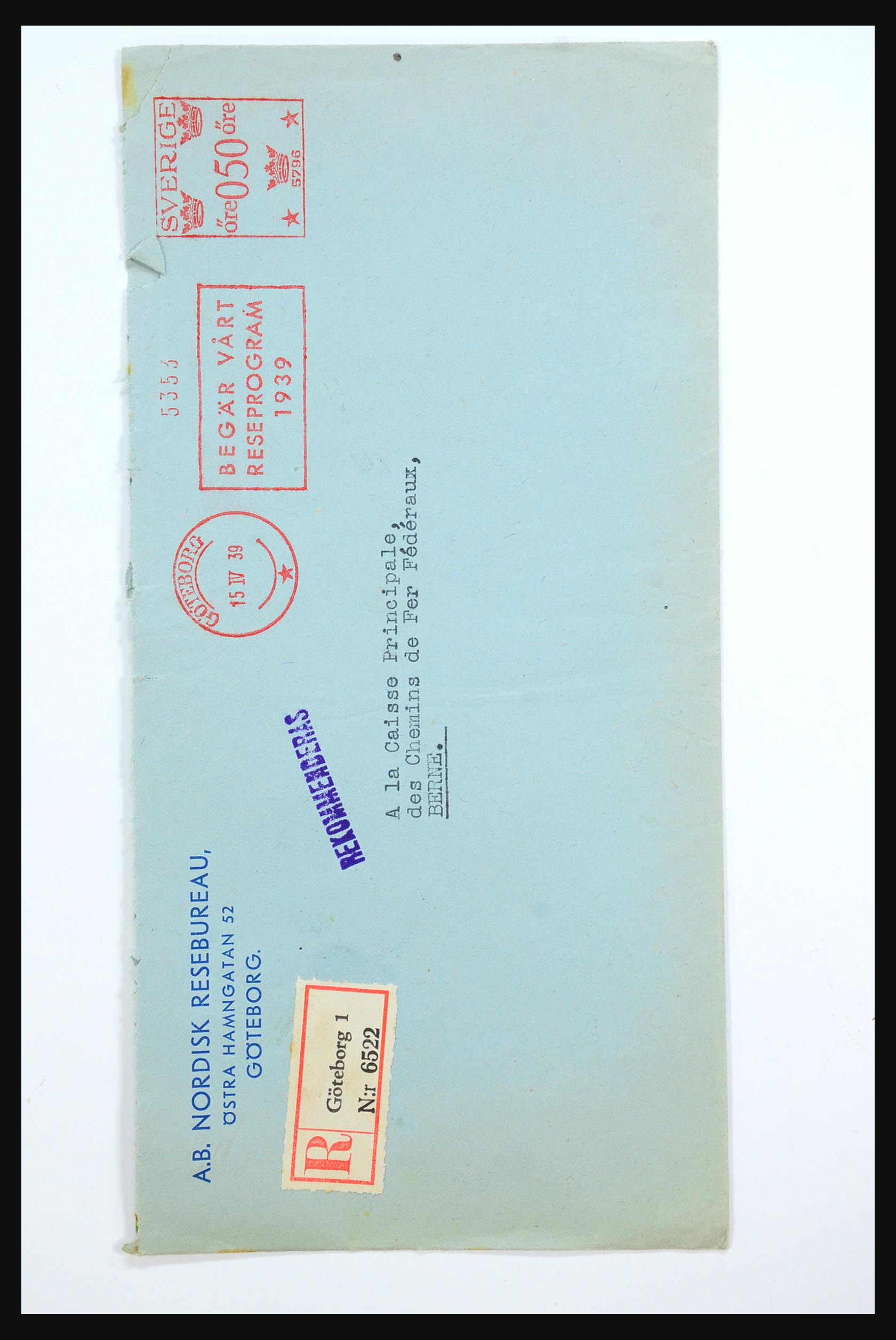 31364 075 - 31364 Zweden brieven 1864-1960.