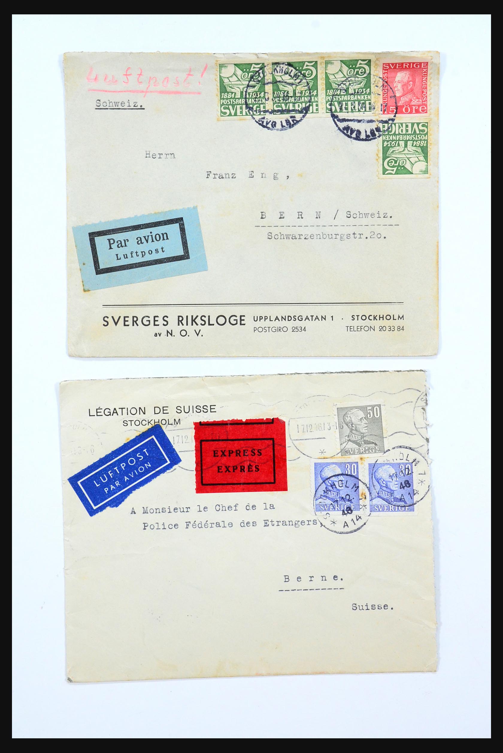 31364 085 - 31364 Zweden brieven 1864-1960.