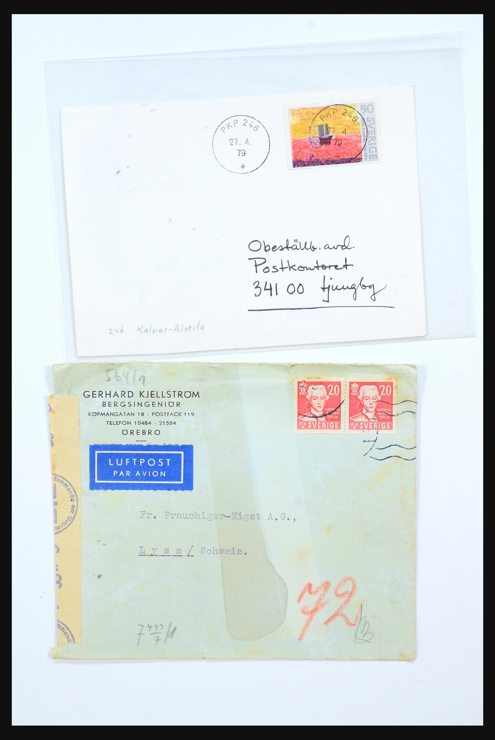 31364 087 - 31364 Zweden brieven 1864-1960.