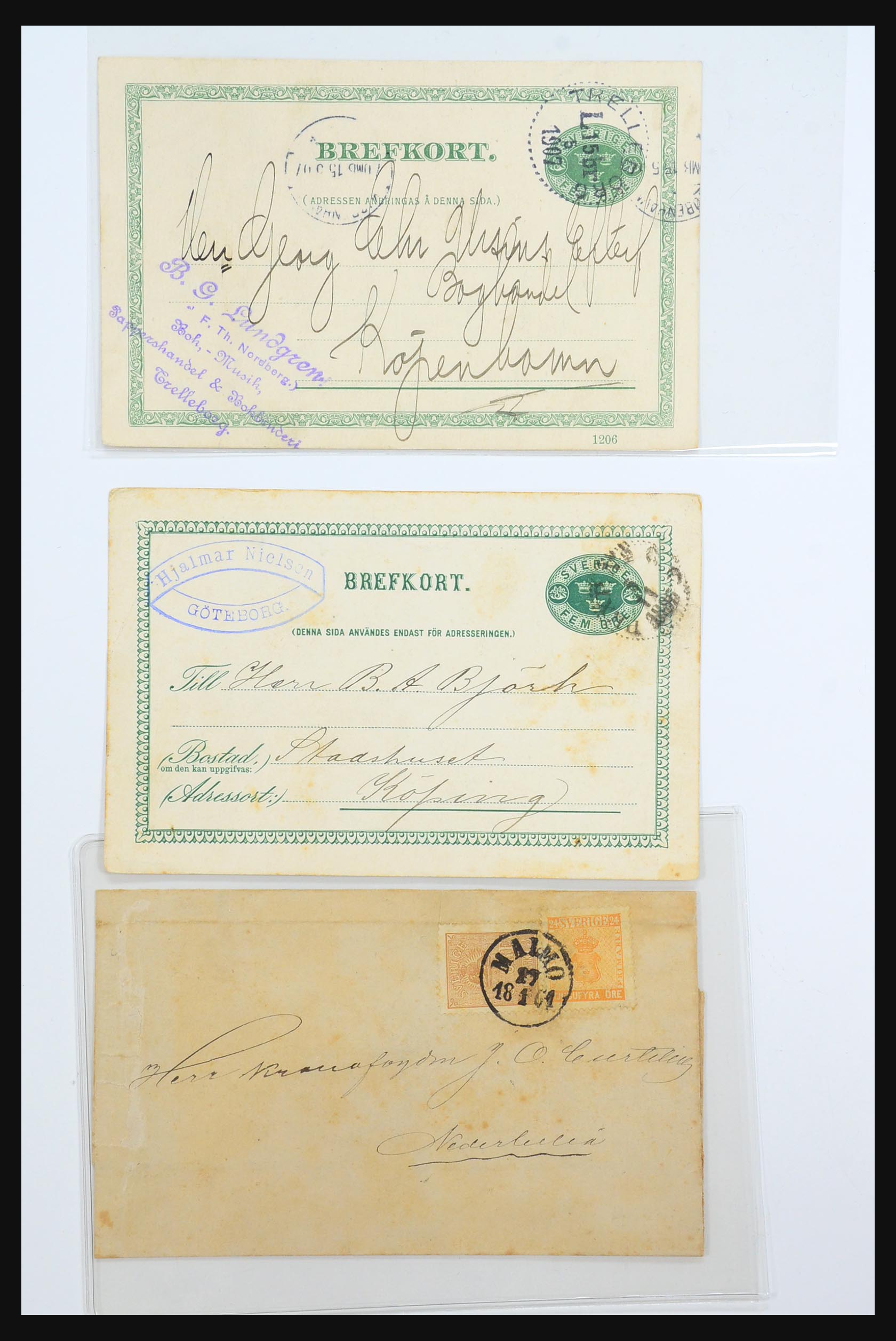 31364 092 - 31364 Zweden brieven 1864-1960.