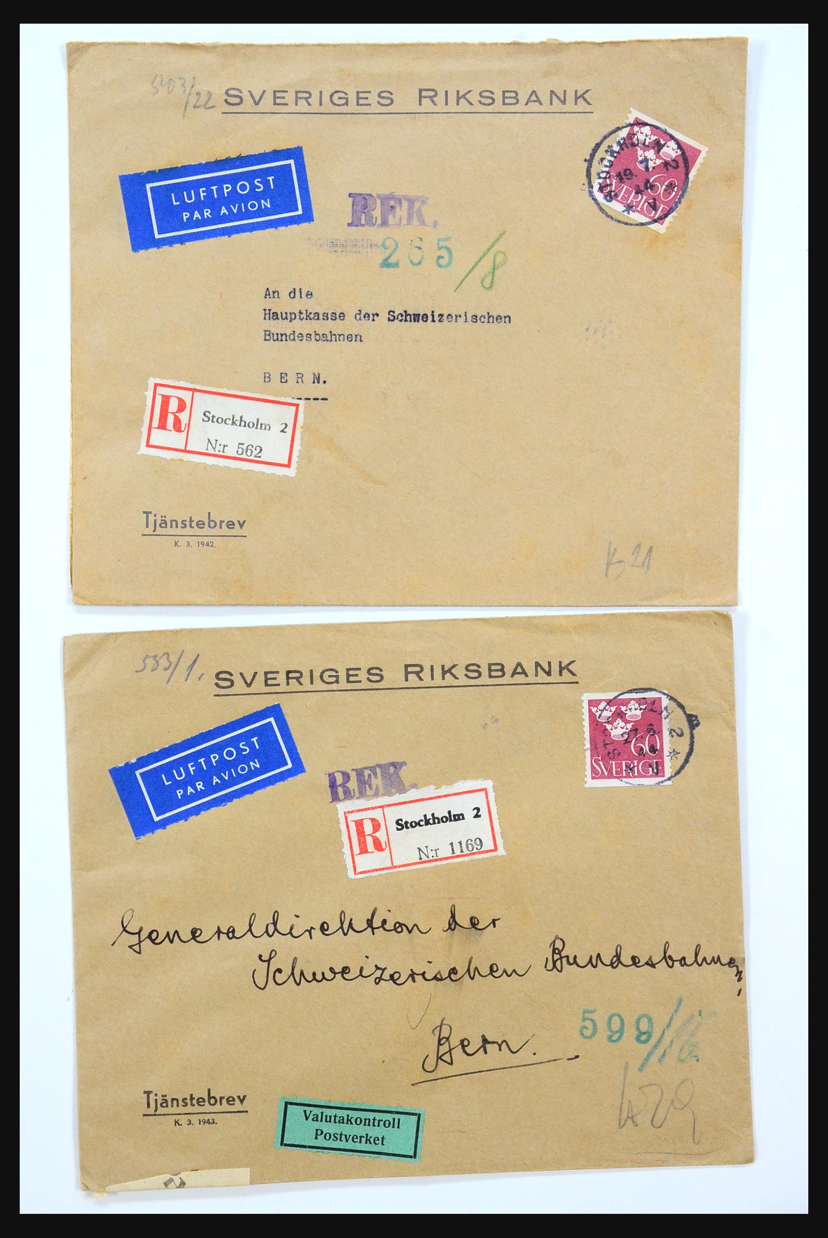 31364 096 - 31364 Zweden brieven 1864-1960.