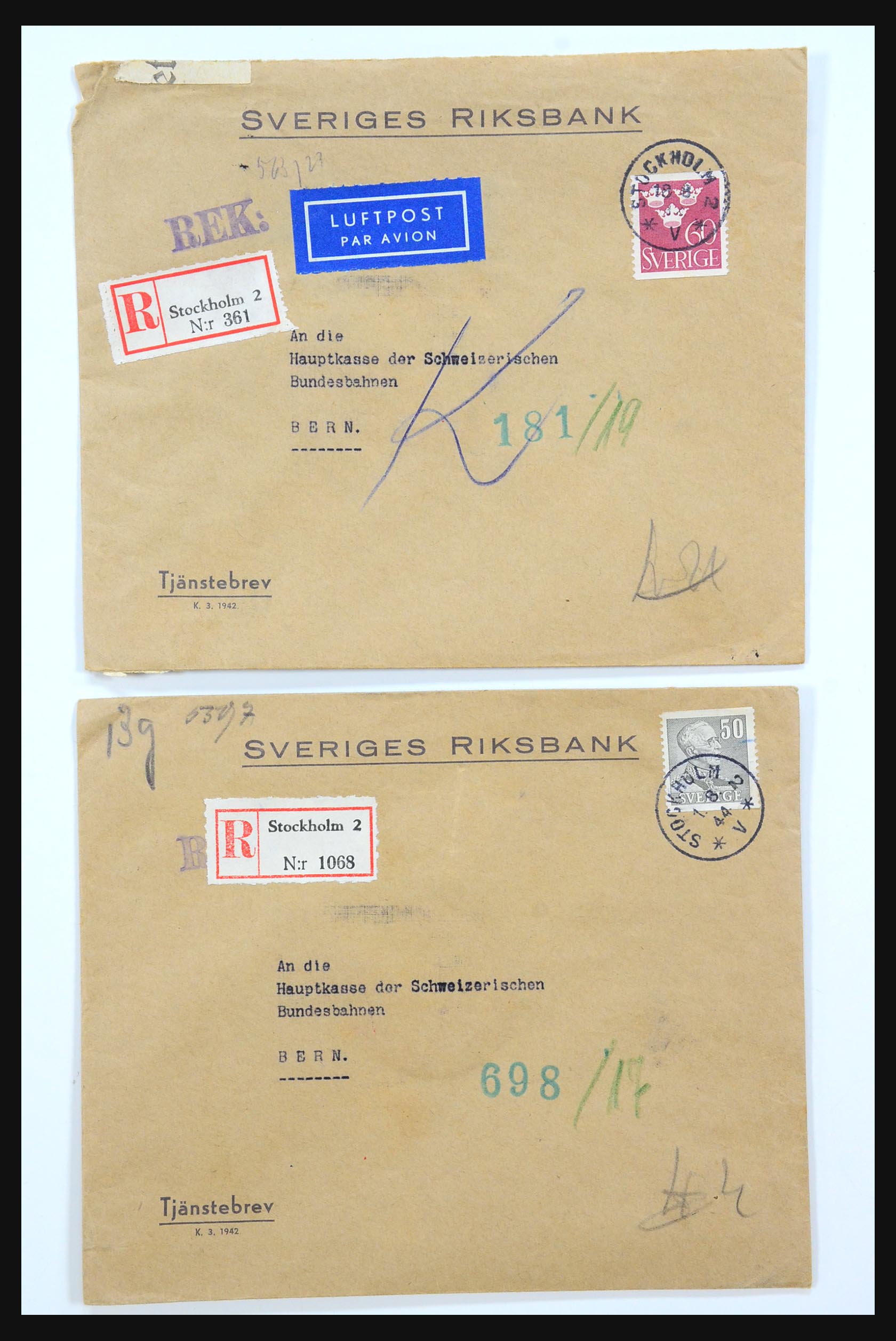 31364 098 - 31364 Zweden brieven 1864-1960.