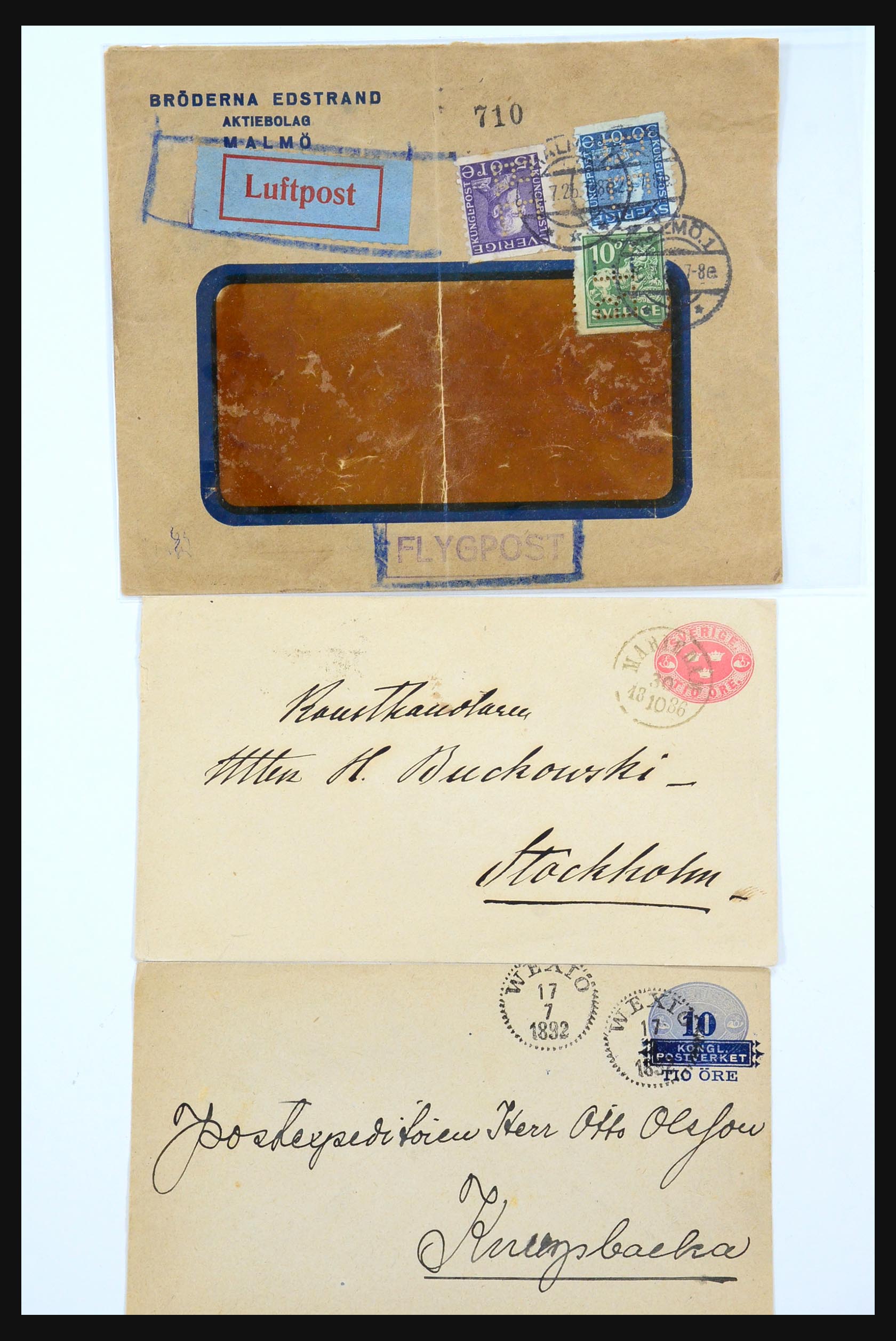 31364 100 - 31364 Zweden brieven 1864-1960.