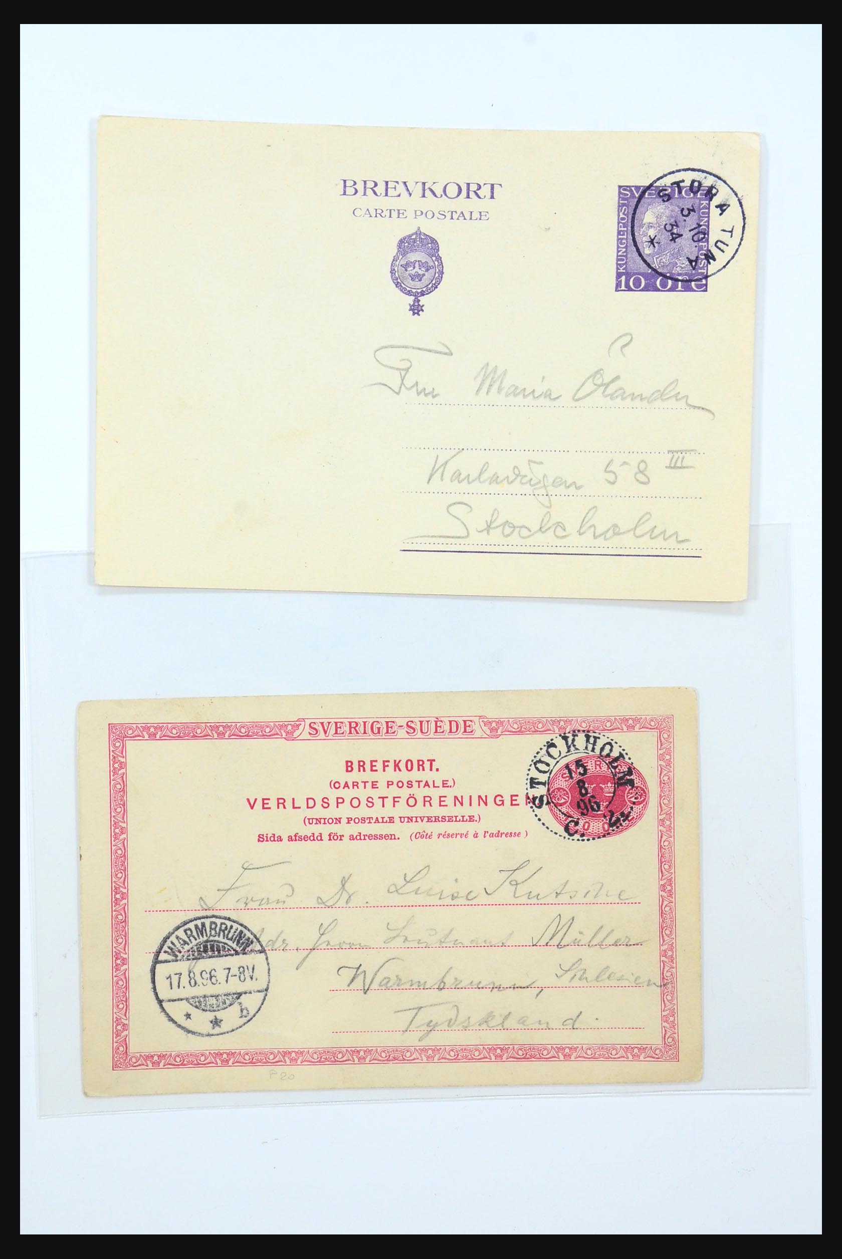31364 241 - 31364 Zweden brieven 1864-1960.