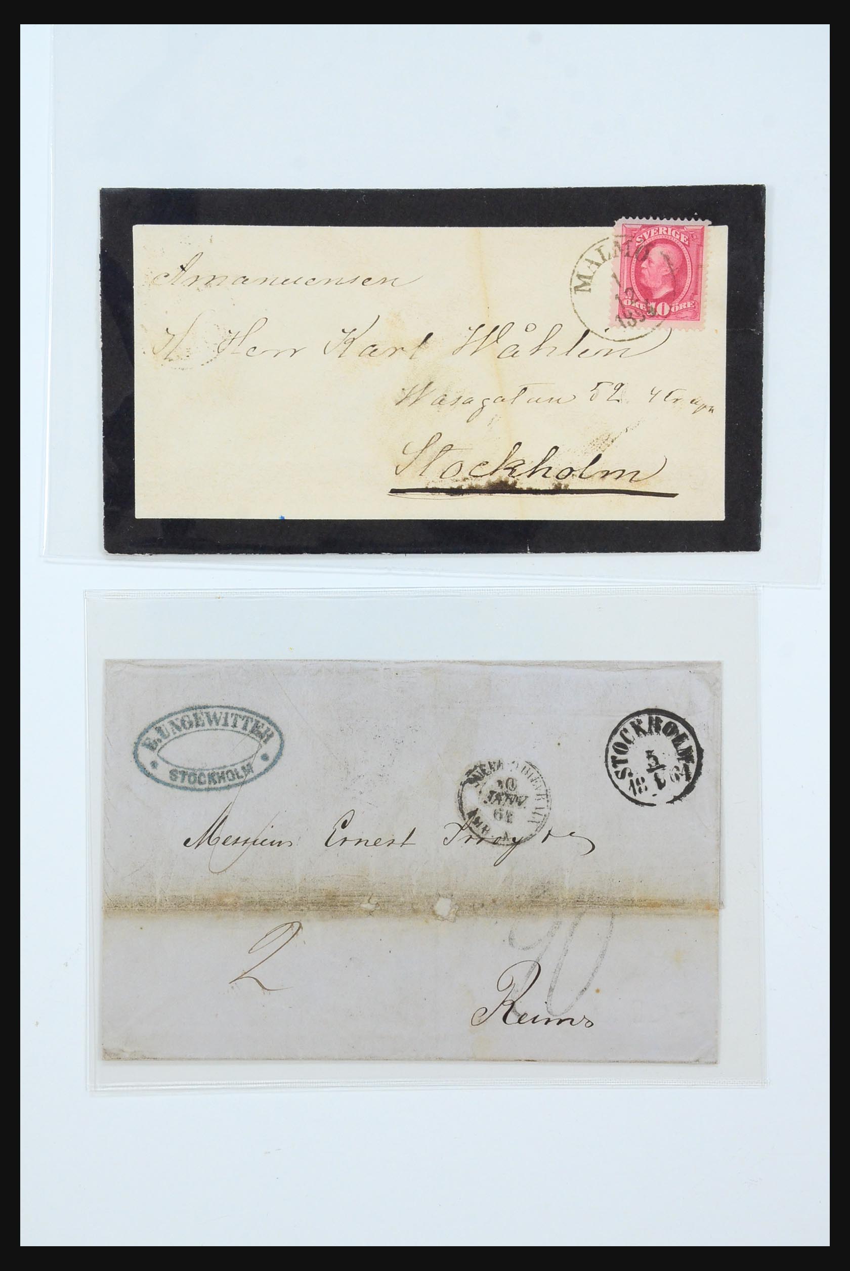 31364 242 - 31364 Zweden brieven 1864-1960.
