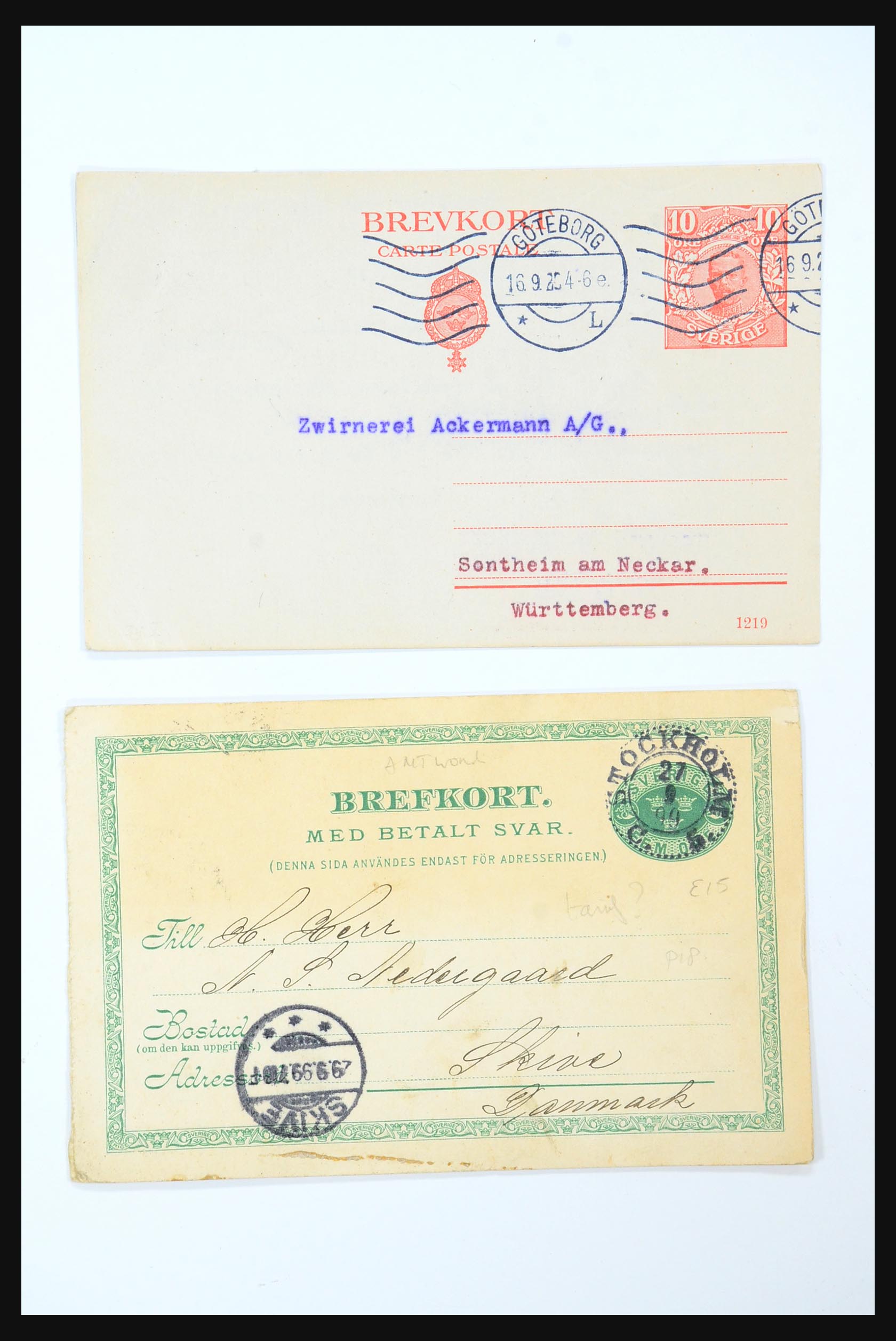 31364 245 - 31364 Zweden brieven 1864-1960.