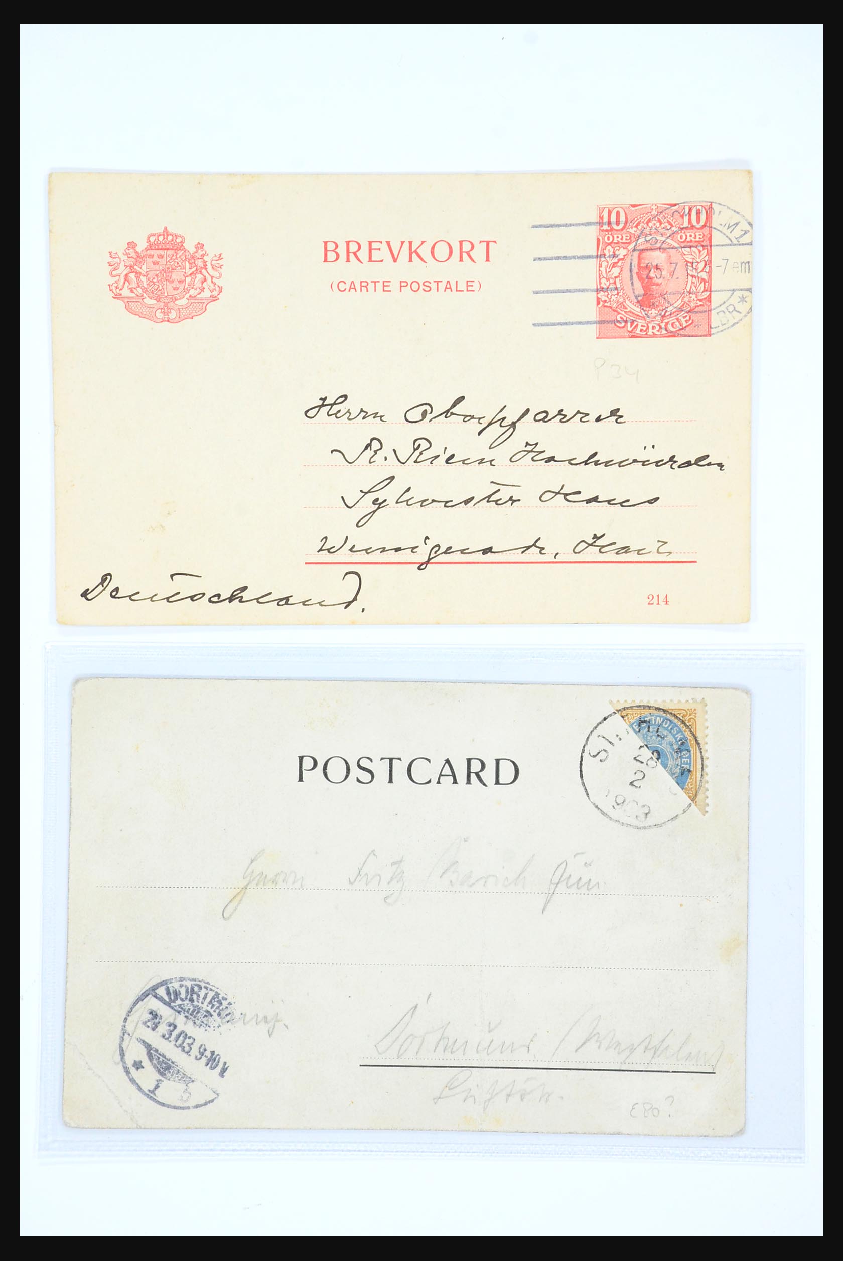 31364 247 - 31364 Zweden brieven 1864-1960.
