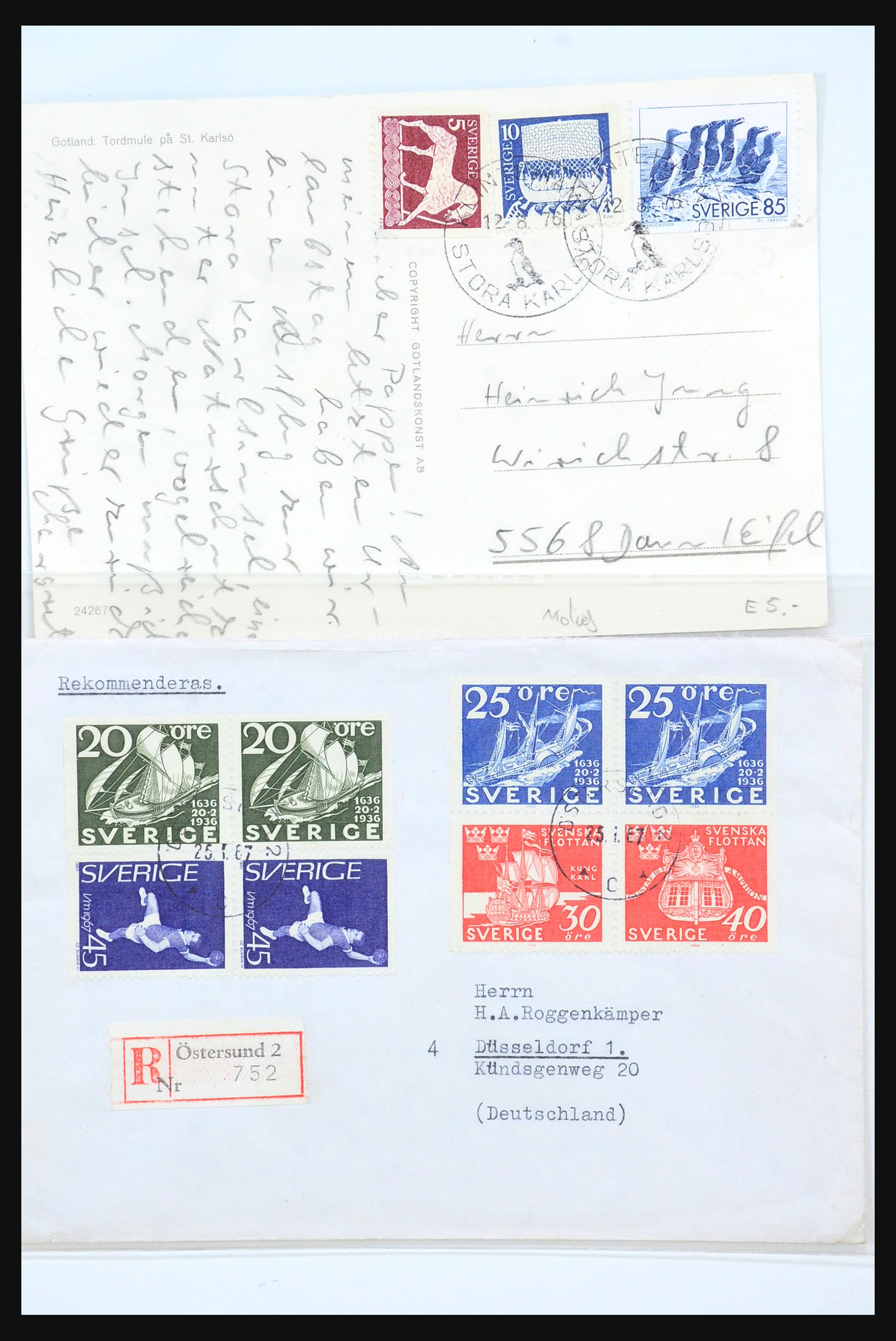 31364 249 - 31364 Zweden brieven 1864-1960.