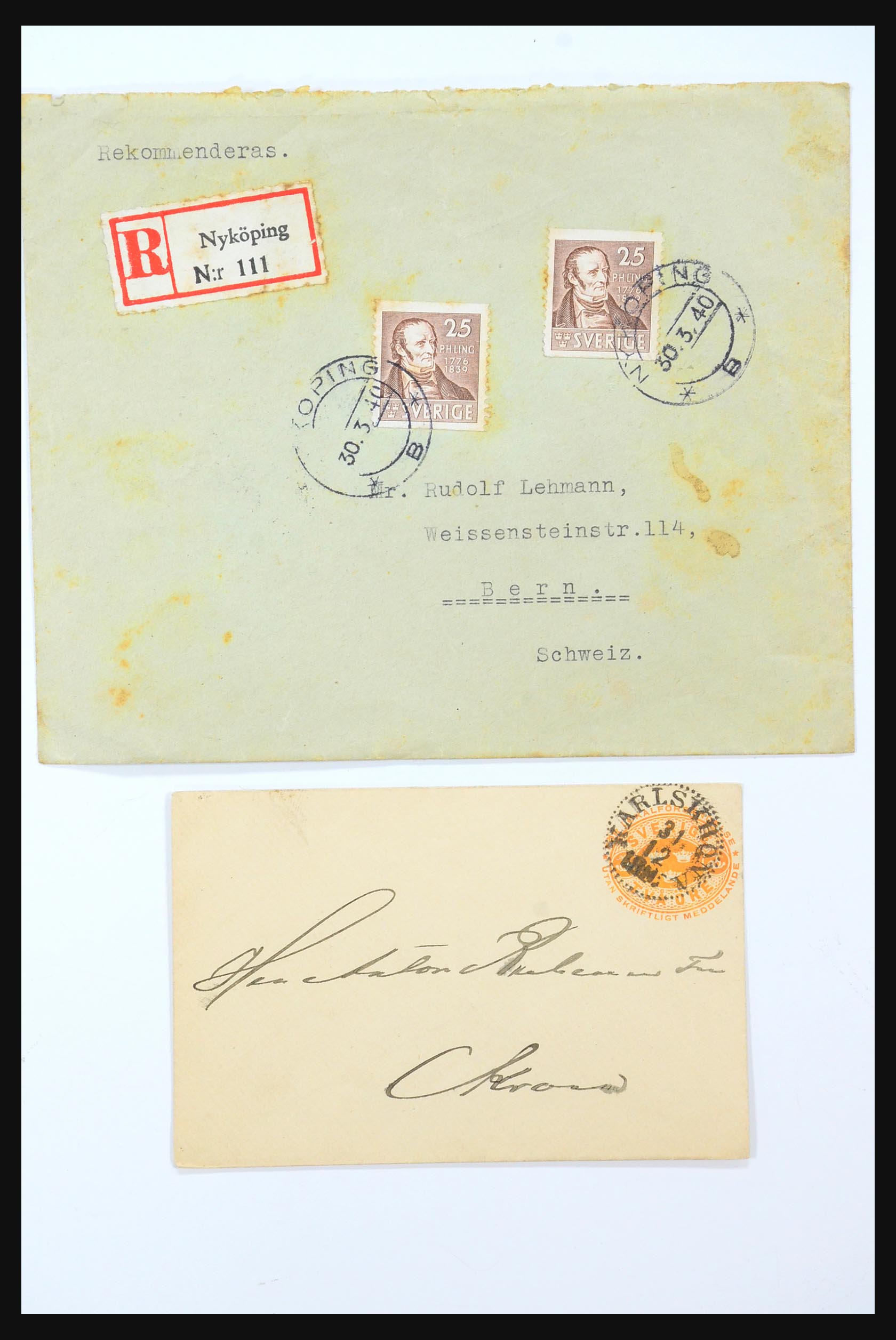 31364 252 - 31364 Zweden brieven 1864-1960.