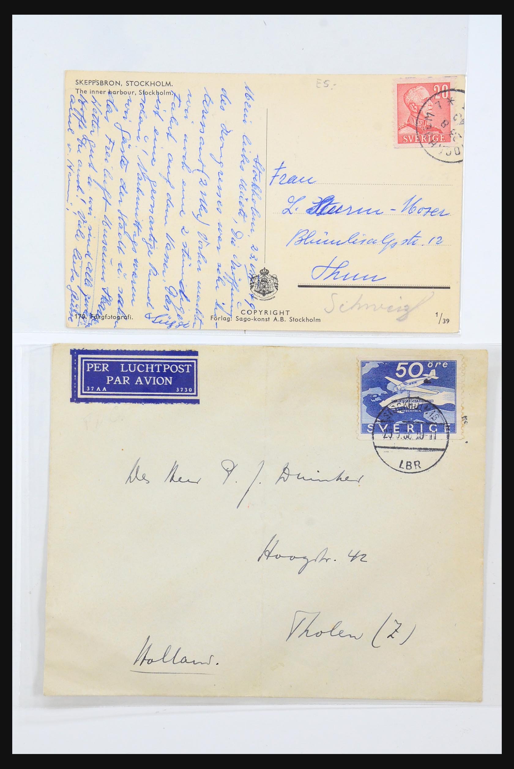 31364 258 - 31364 Zweden brieven 1864-1960.