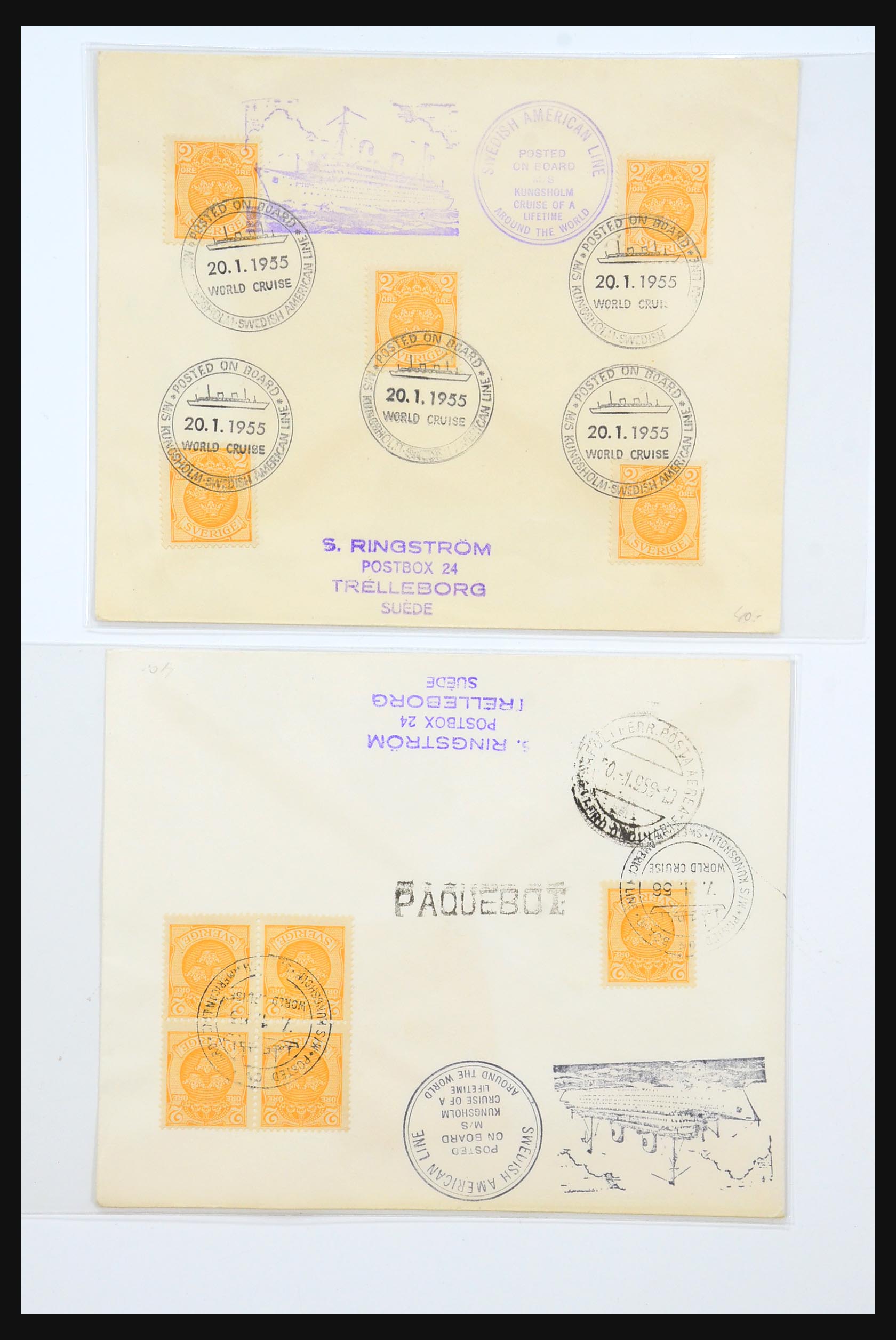 31364 262 - 31364 Zweden brieven 1864-1960.