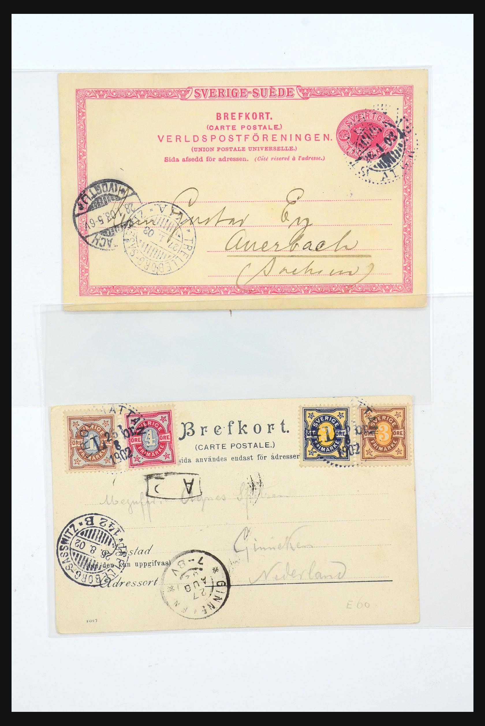 31364 272 - 31364 Zweden brieven 1864-1960.