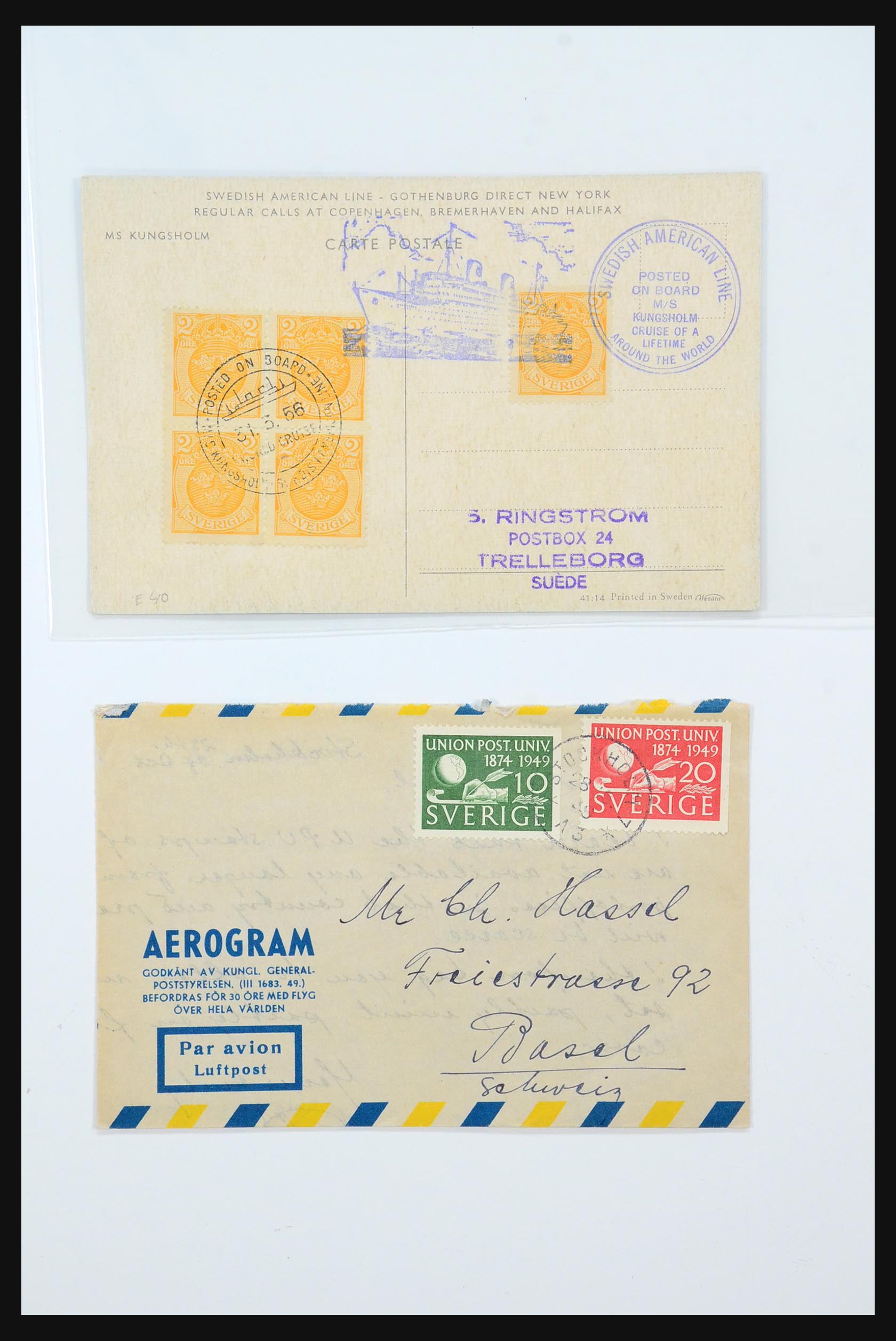 31364 277 - 31364 Zweden brieven 1864-1960.