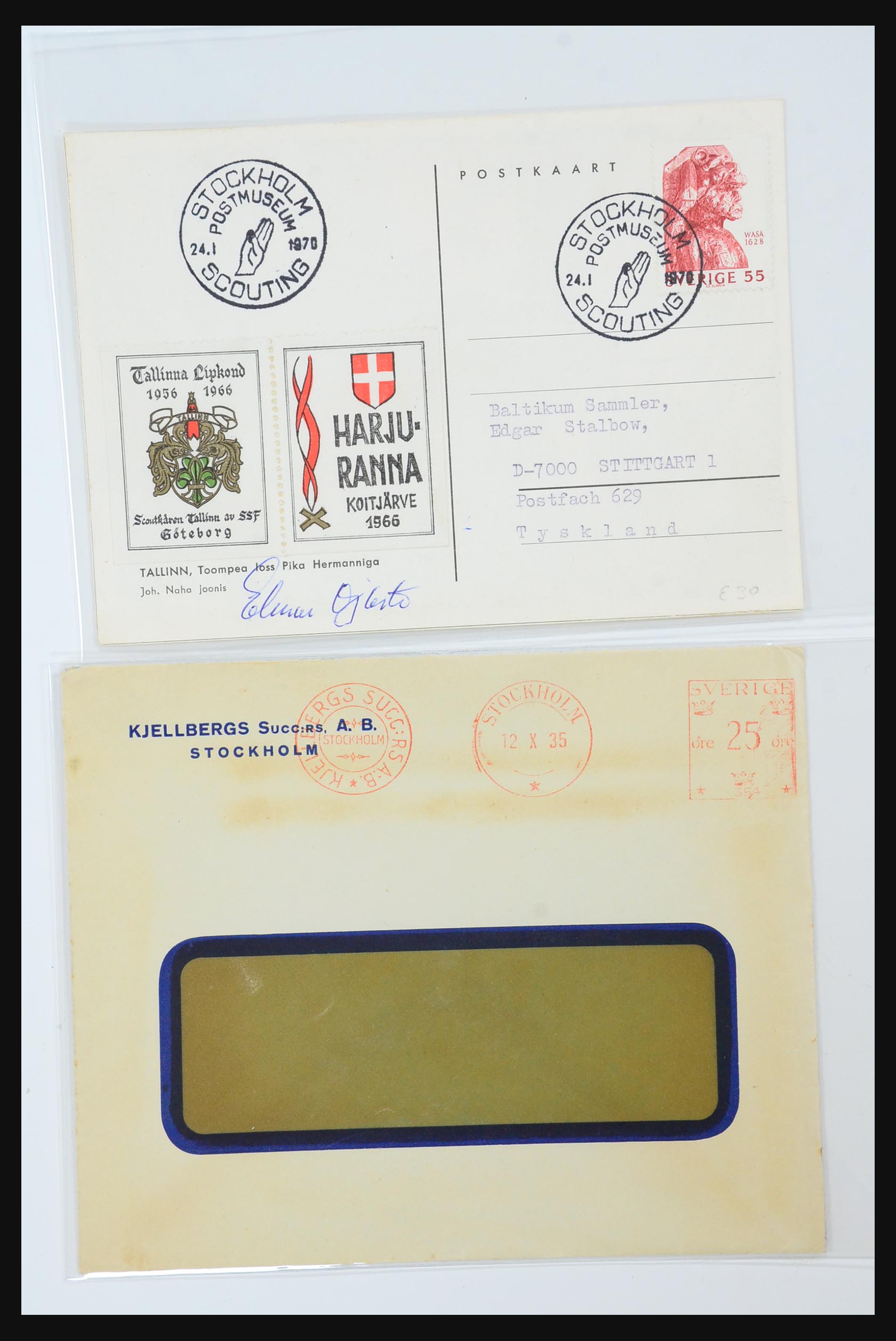 31364 278 - 31364 Zweden brieven 1864-1960.