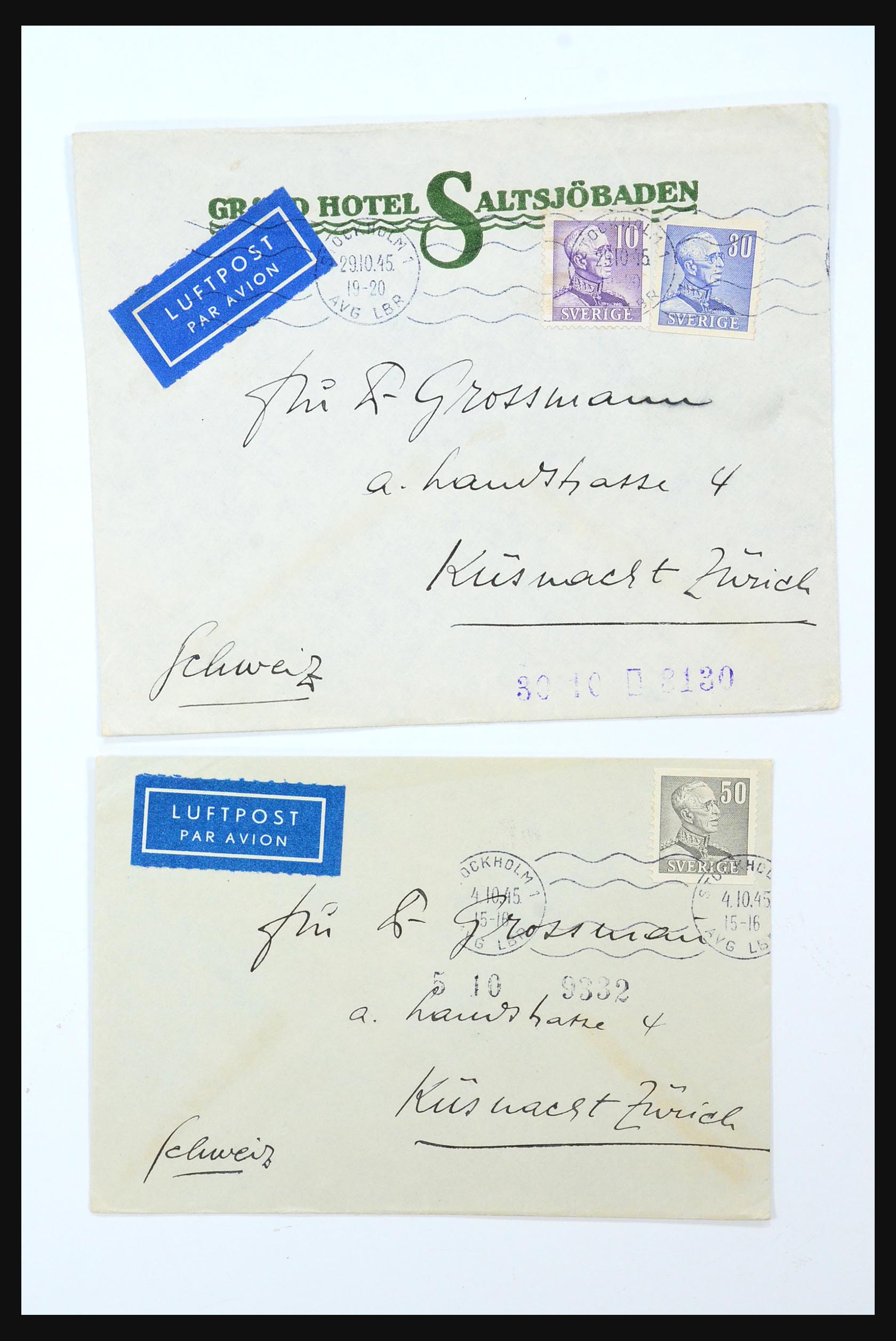 31364 288 - 31364 Zweden brieven 1864-1960.