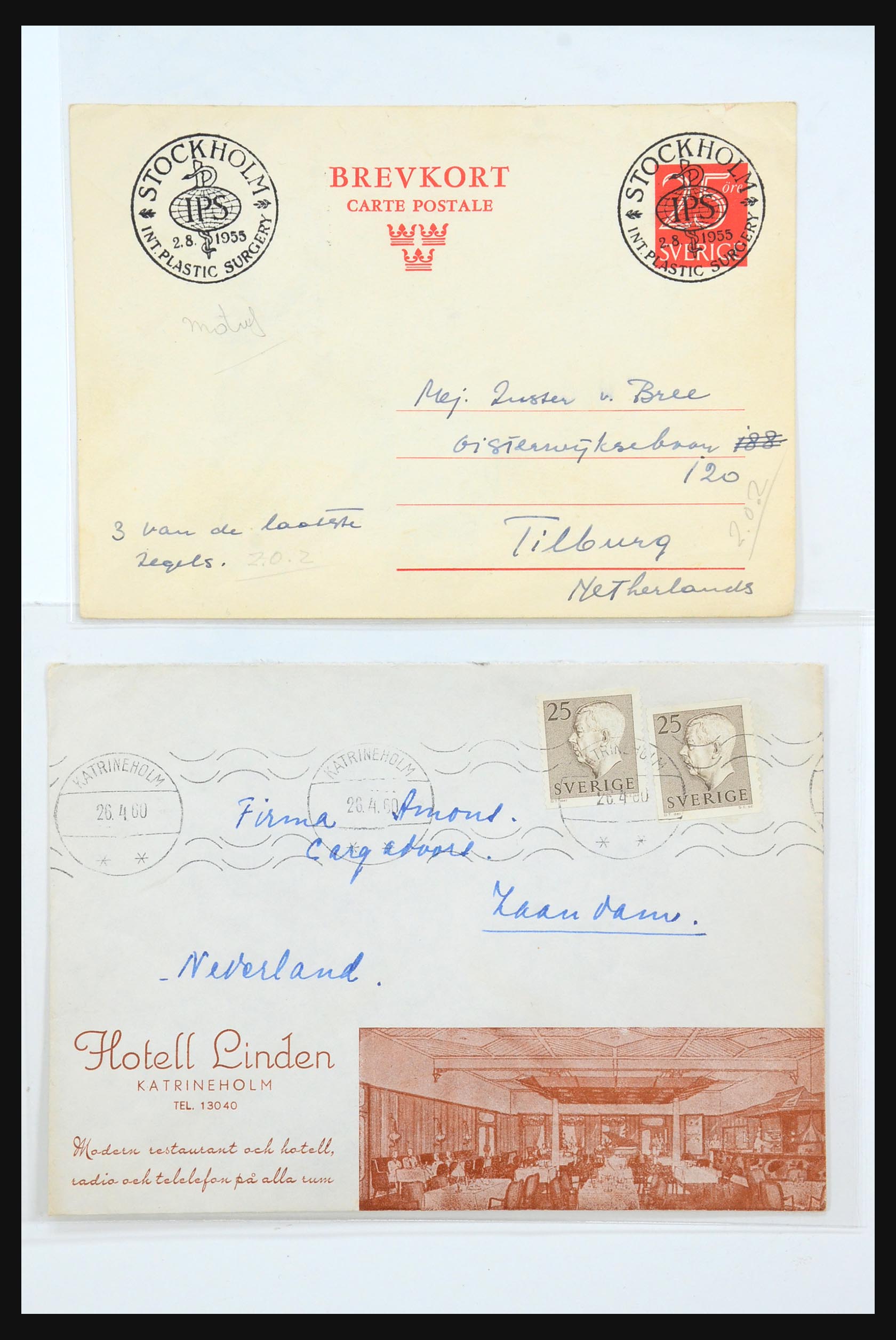 31364 289 - 31364 Zweden brieven 1864-1960.