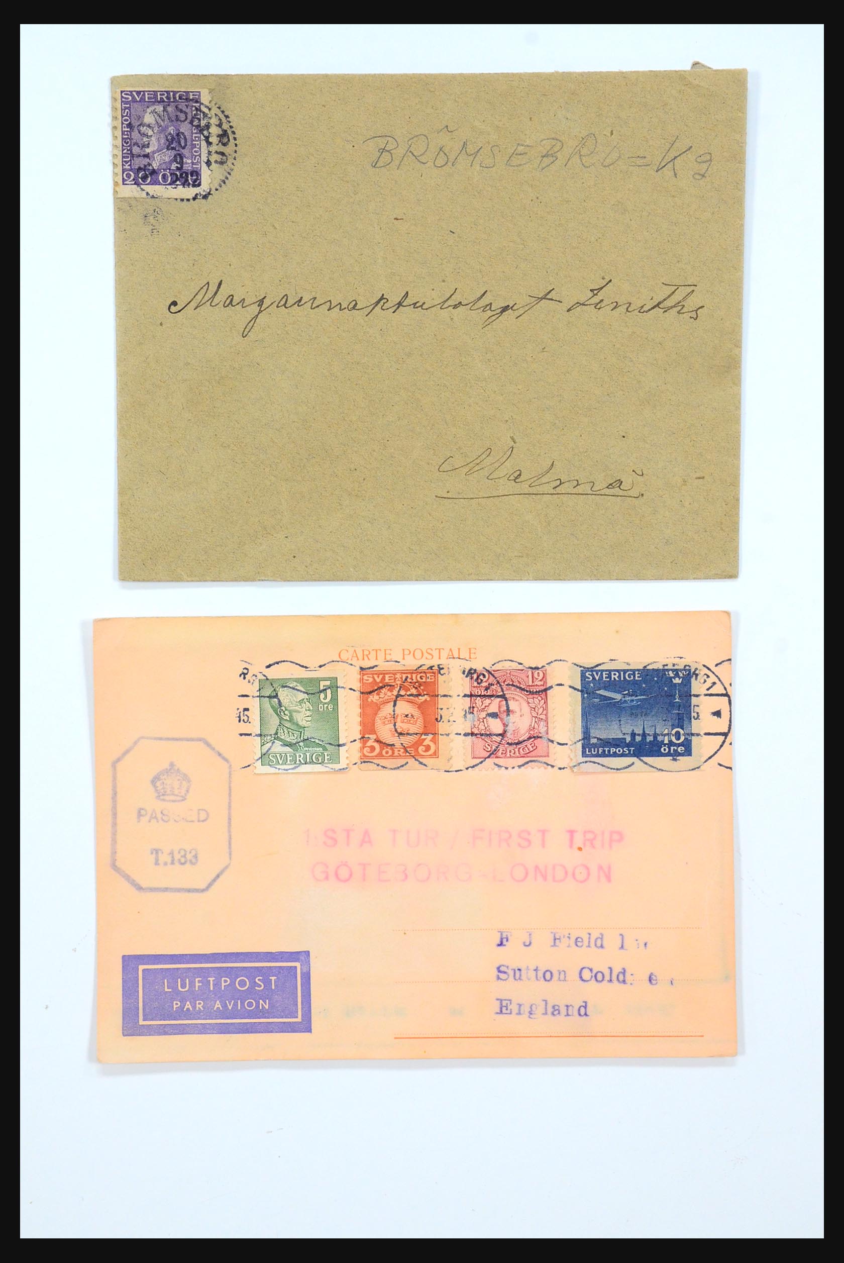 31364 293 - 31364 Zweden brieven 1864-1960.