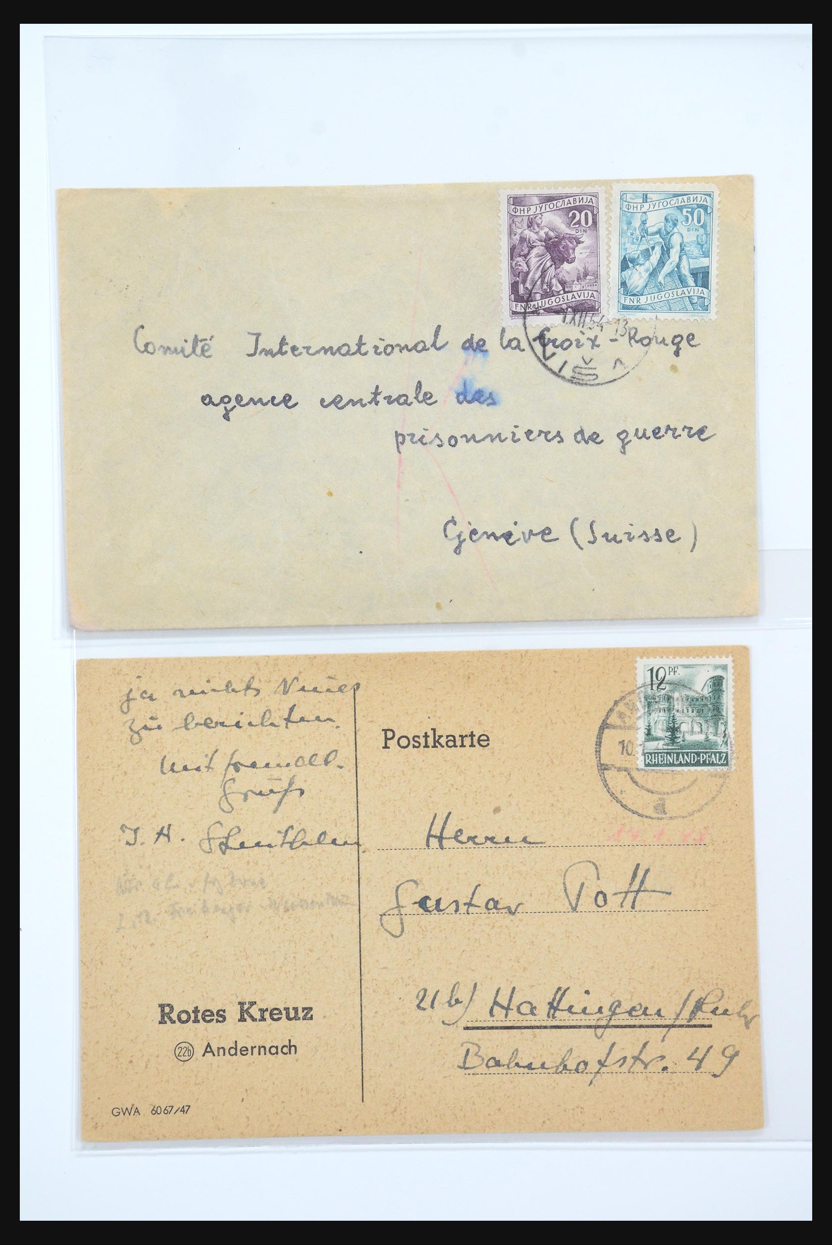 31365 0010 - 31365 Rode kruis brieven 1905-1975.