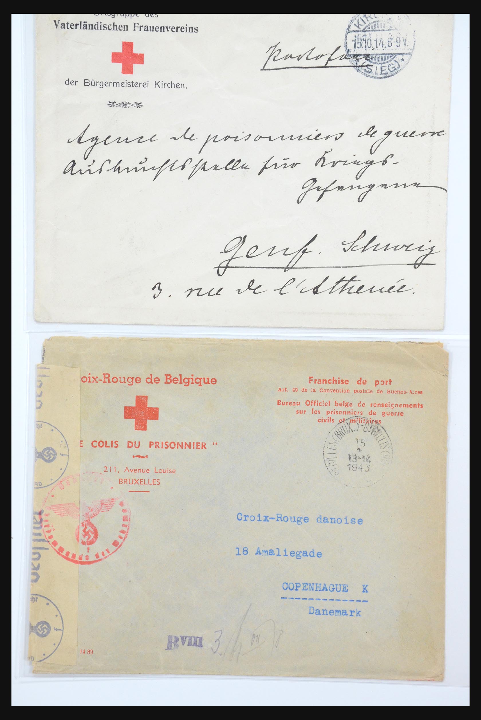 31365 0021 - 31365 Red Cross covers 1905-1975.