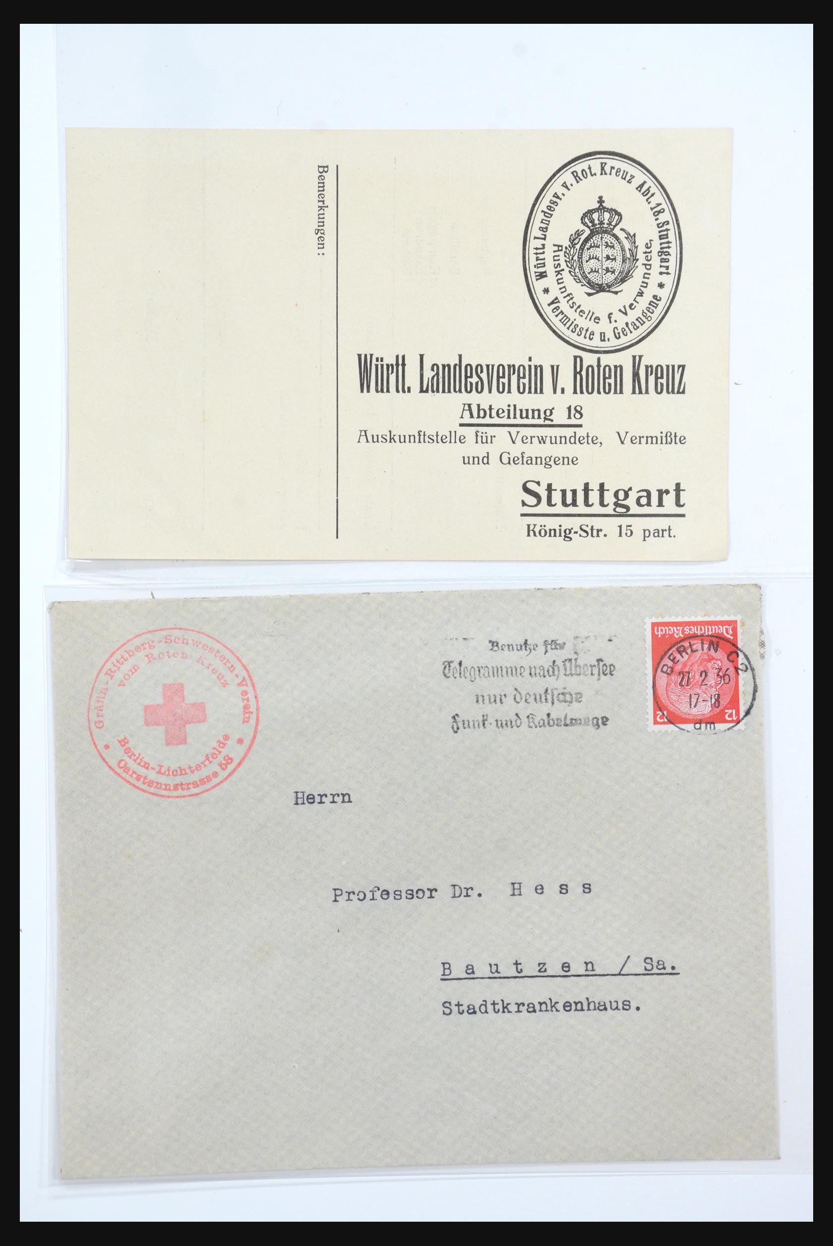 31365 0023 - 31365 Red Cross covers 1905-1975.