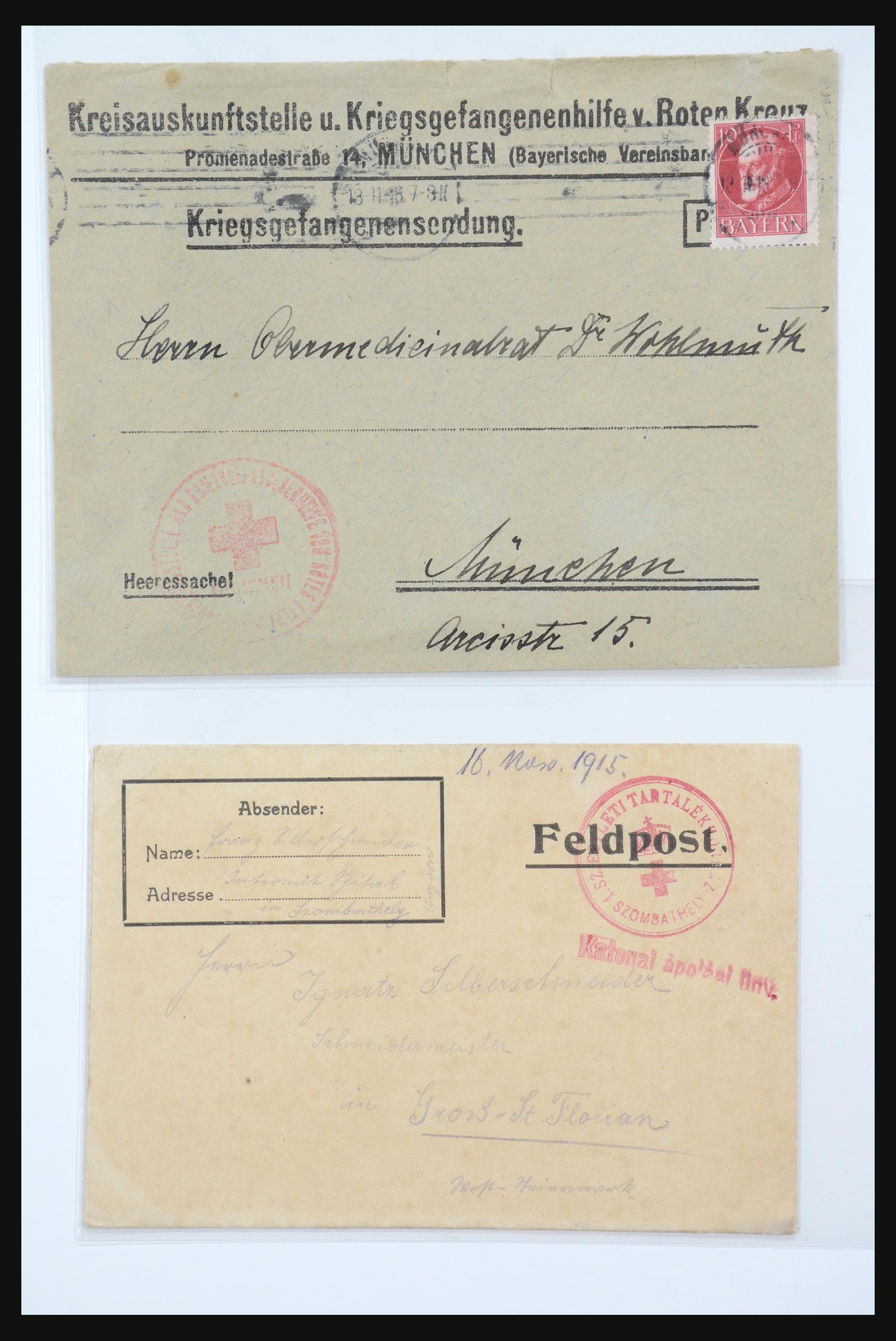 31365 0039 - 31365 Red Cross covers 1905-1975.