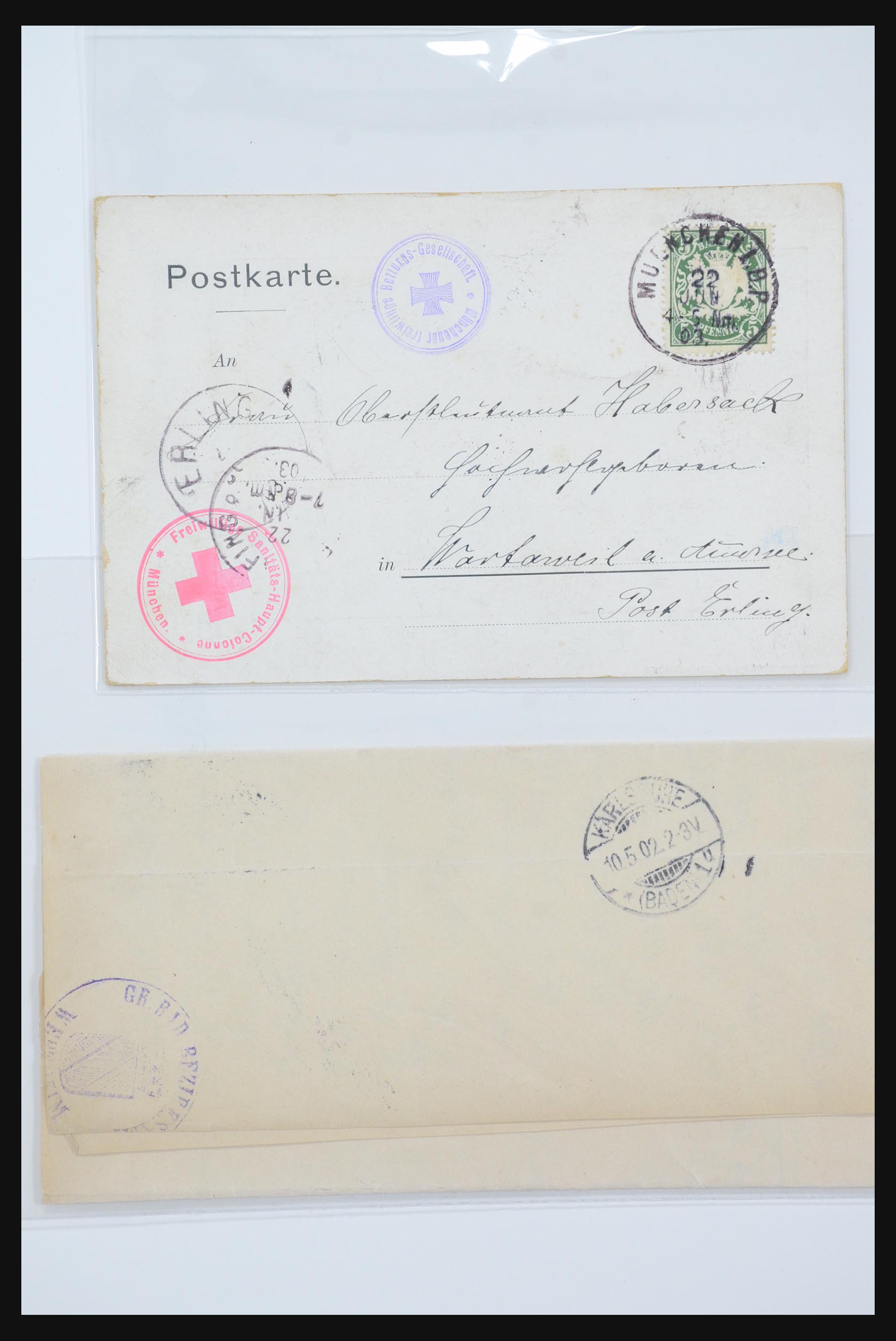 31365 0041 - 31365 Red Cross covers 1905-1975.