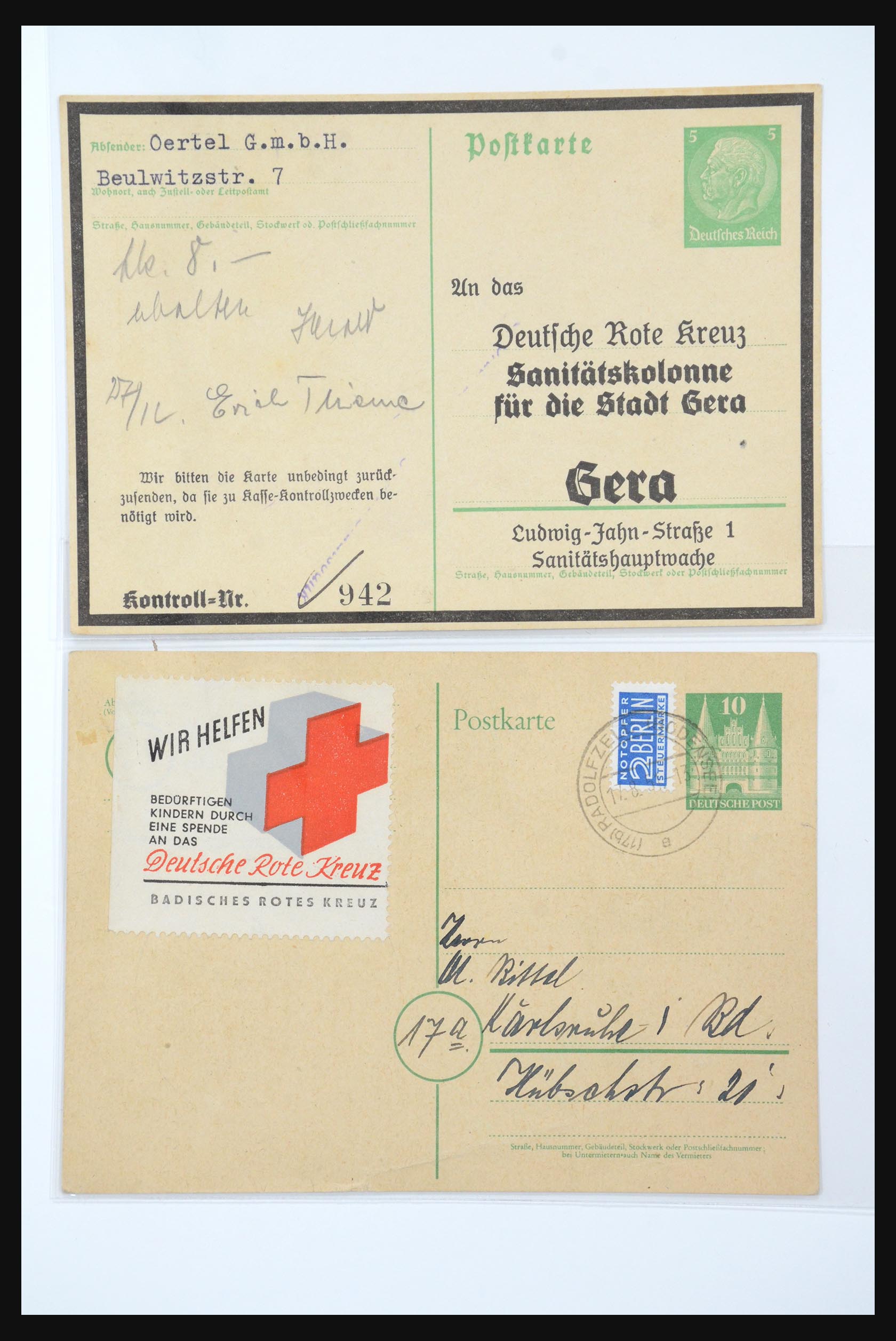 31365 0048 - 31365 Rode kruis brieven 1905-1975.