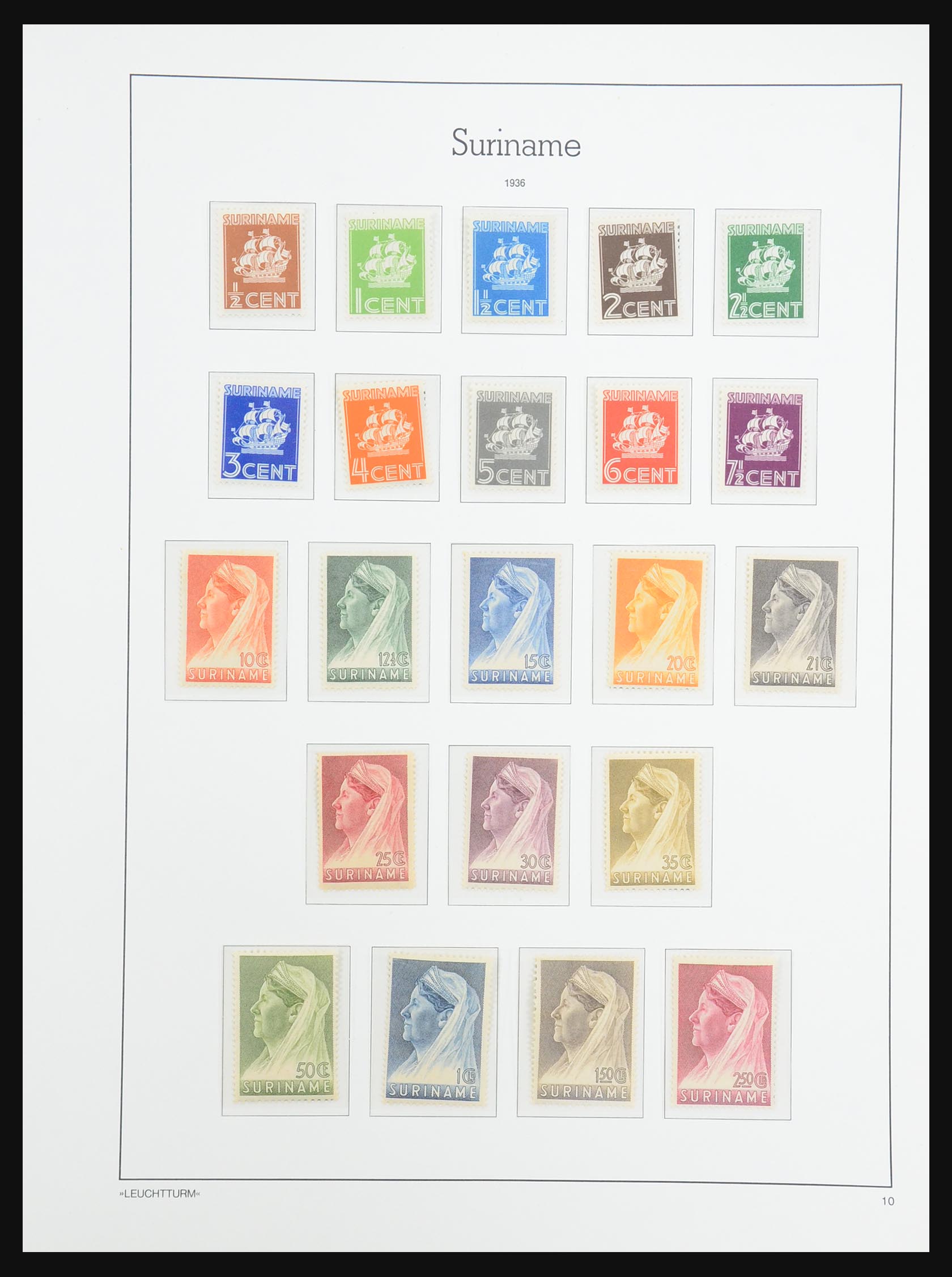 31366 010 - 31366 Suriname 1873-1975.