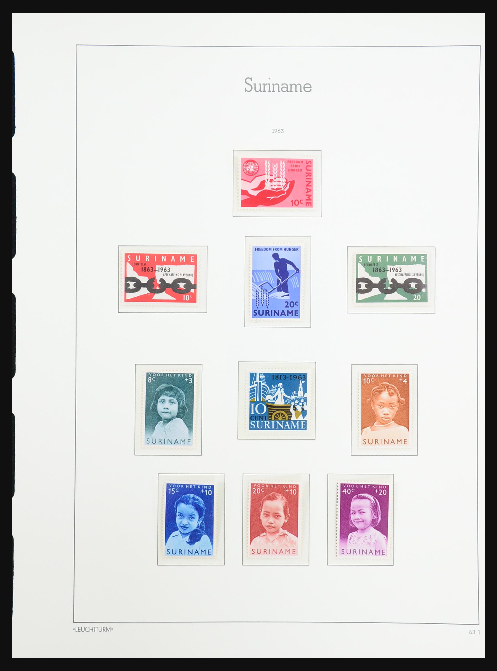 31366 032 - 31366 Suriname 1873-1975.