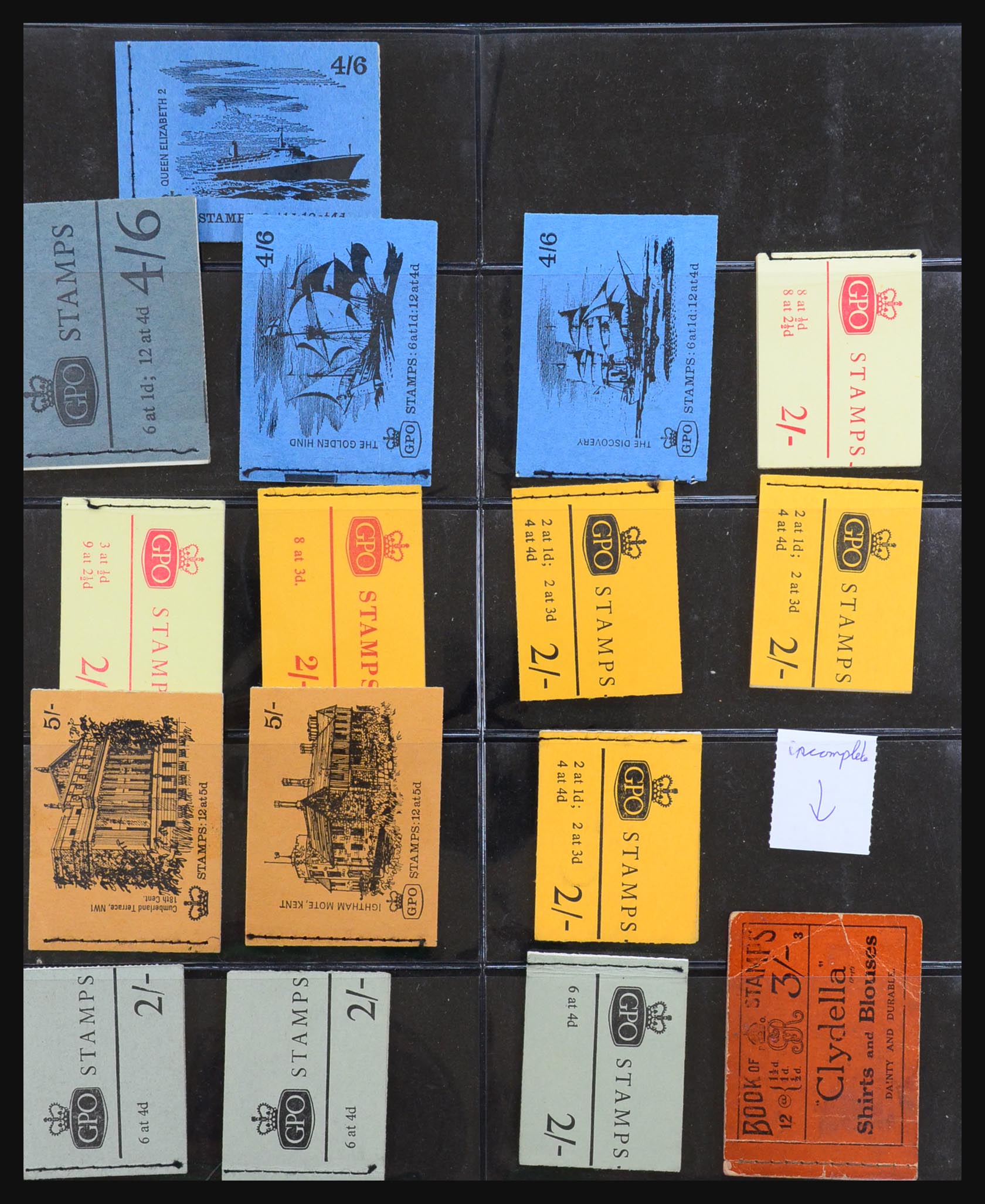 31372 001 - 31372 Engeland postzegel boekjes.