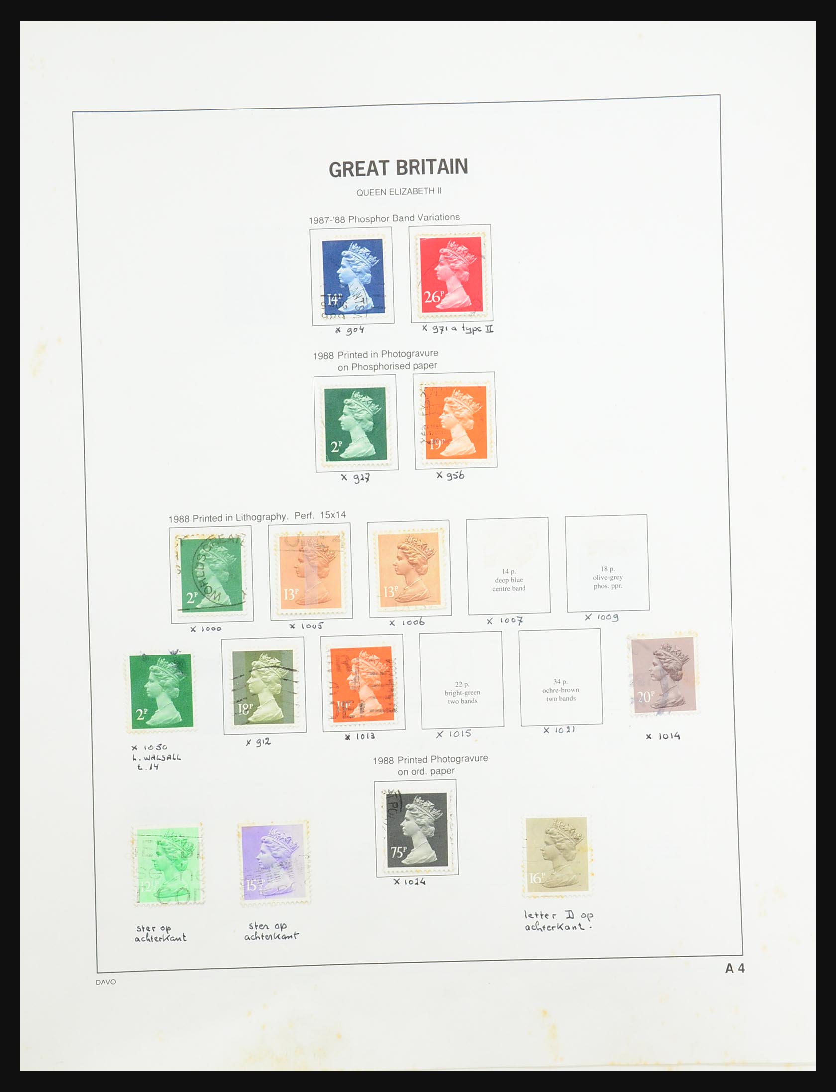 31374 152 - 31374 Great Britain 1841-1997.