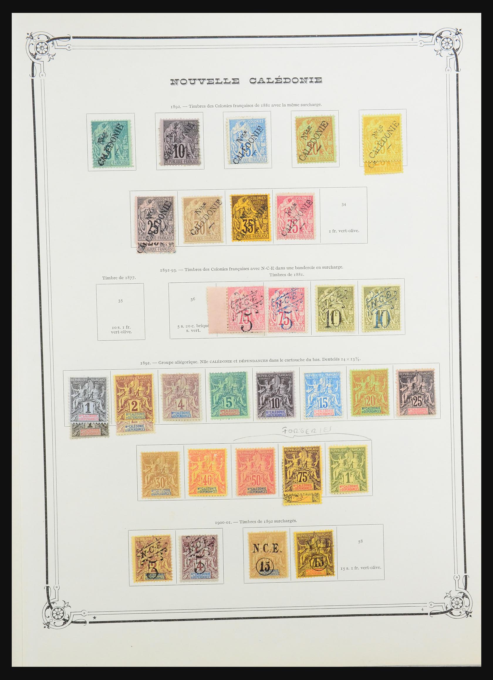 31382 002 - 31382 Nieuw-Caledonië 1859-1995.