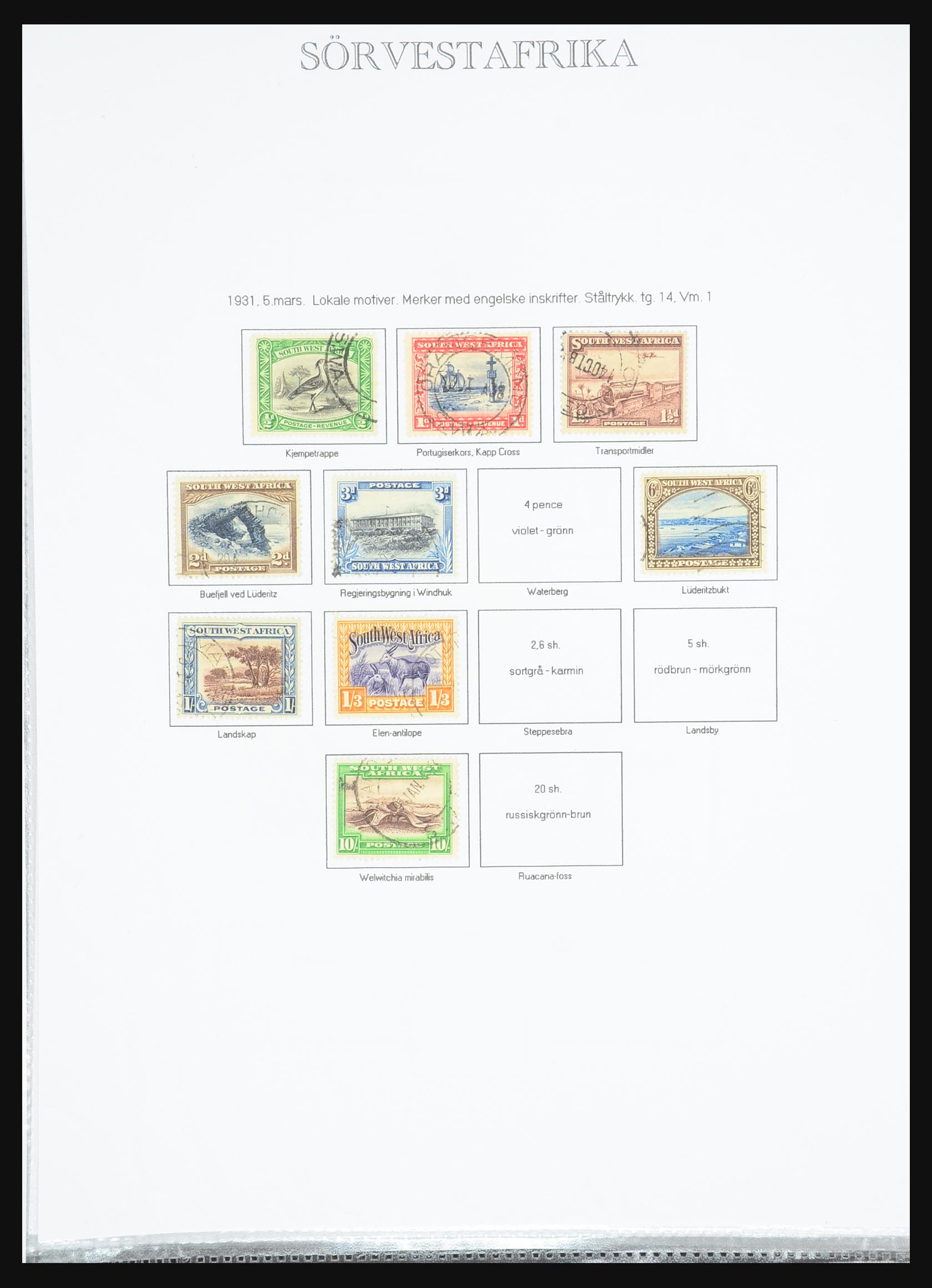 31385 036 - 31385 Engelse koloniën in Afrika 1864-1980.