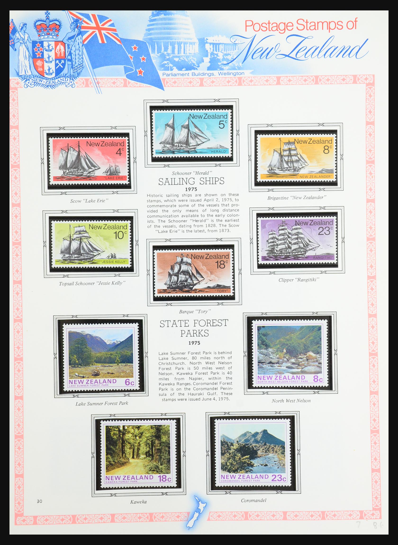 31386 050 - 31386 Nieuw Zeeland 1953-1989.