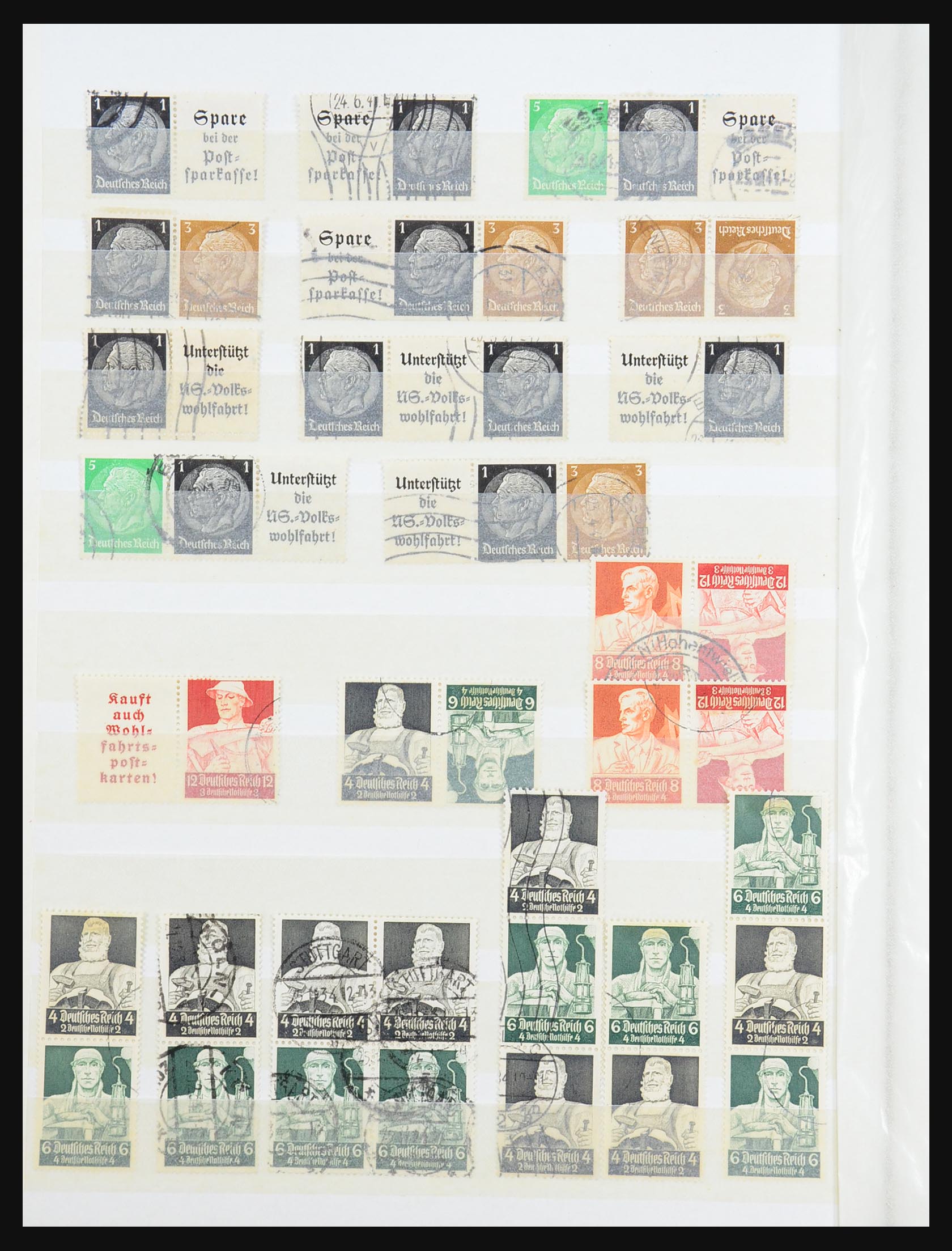 31390 014 - 31390 German Reich combinations 1913-1941.