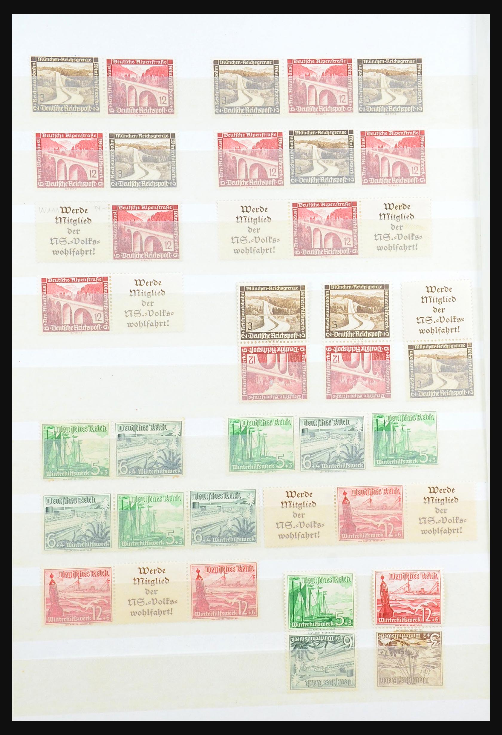 31390 036 - 31390 German Reich combinations 1913-1941.