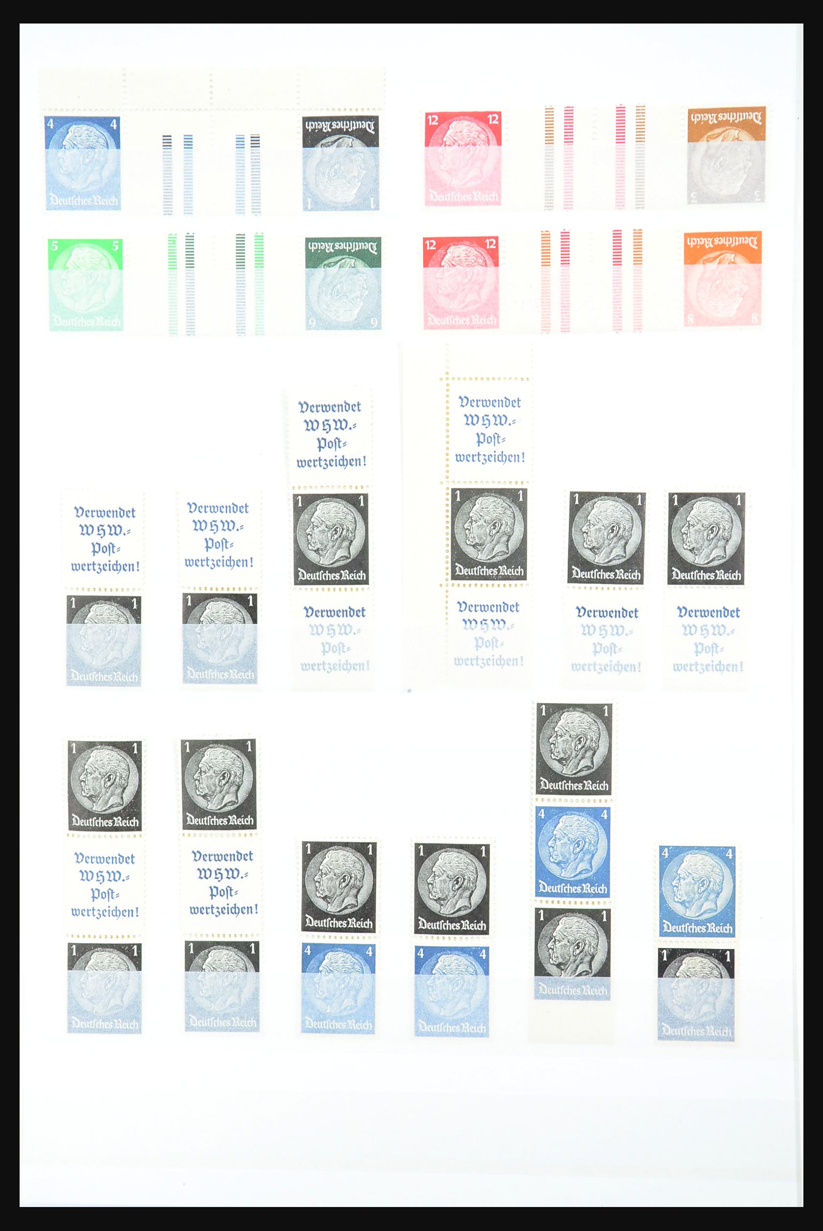 31391 018 - 31391 German Reich MNH combinations 1913-1941.