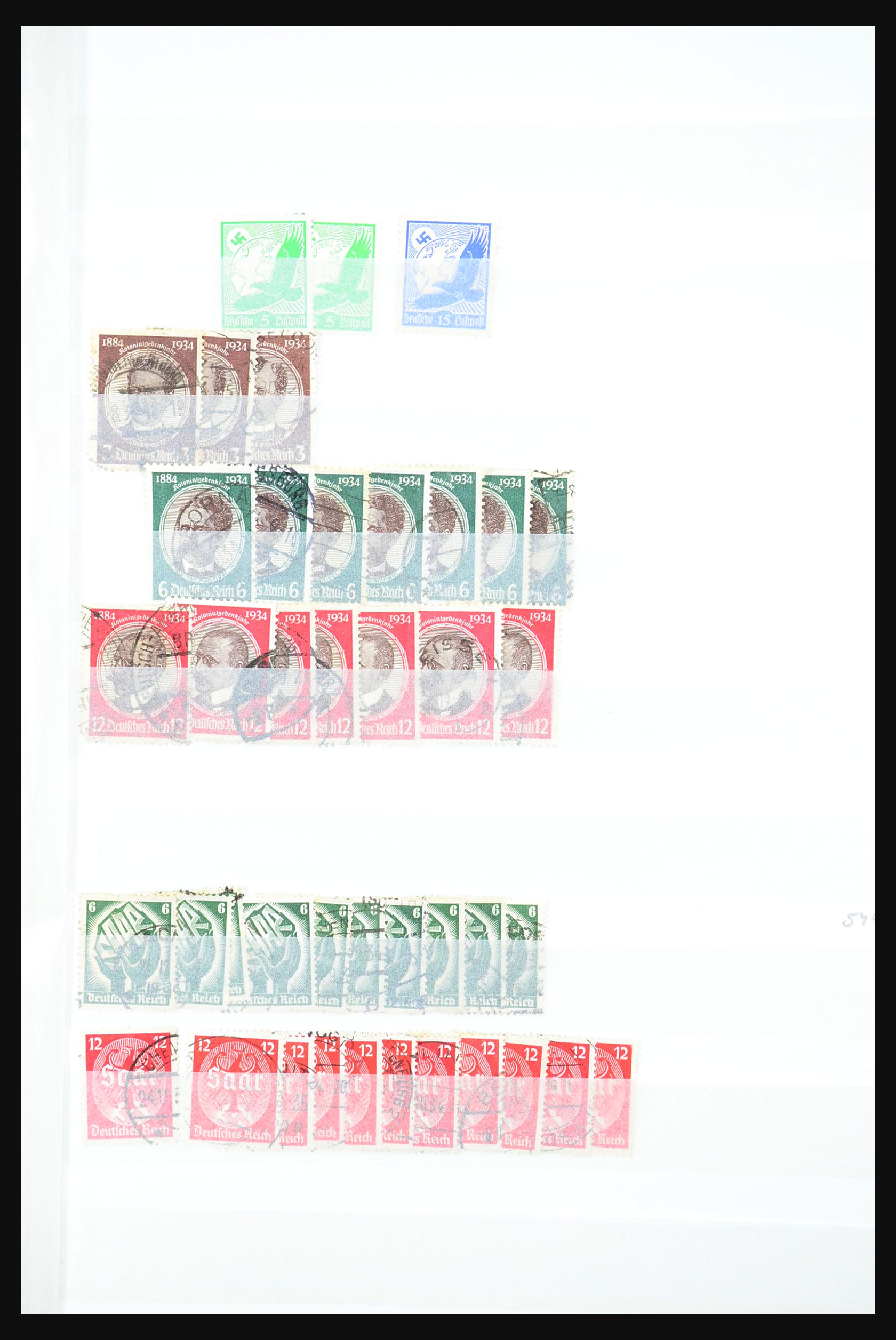 31391 043 - 31391 German Reich MNH combinations 1913-1941.