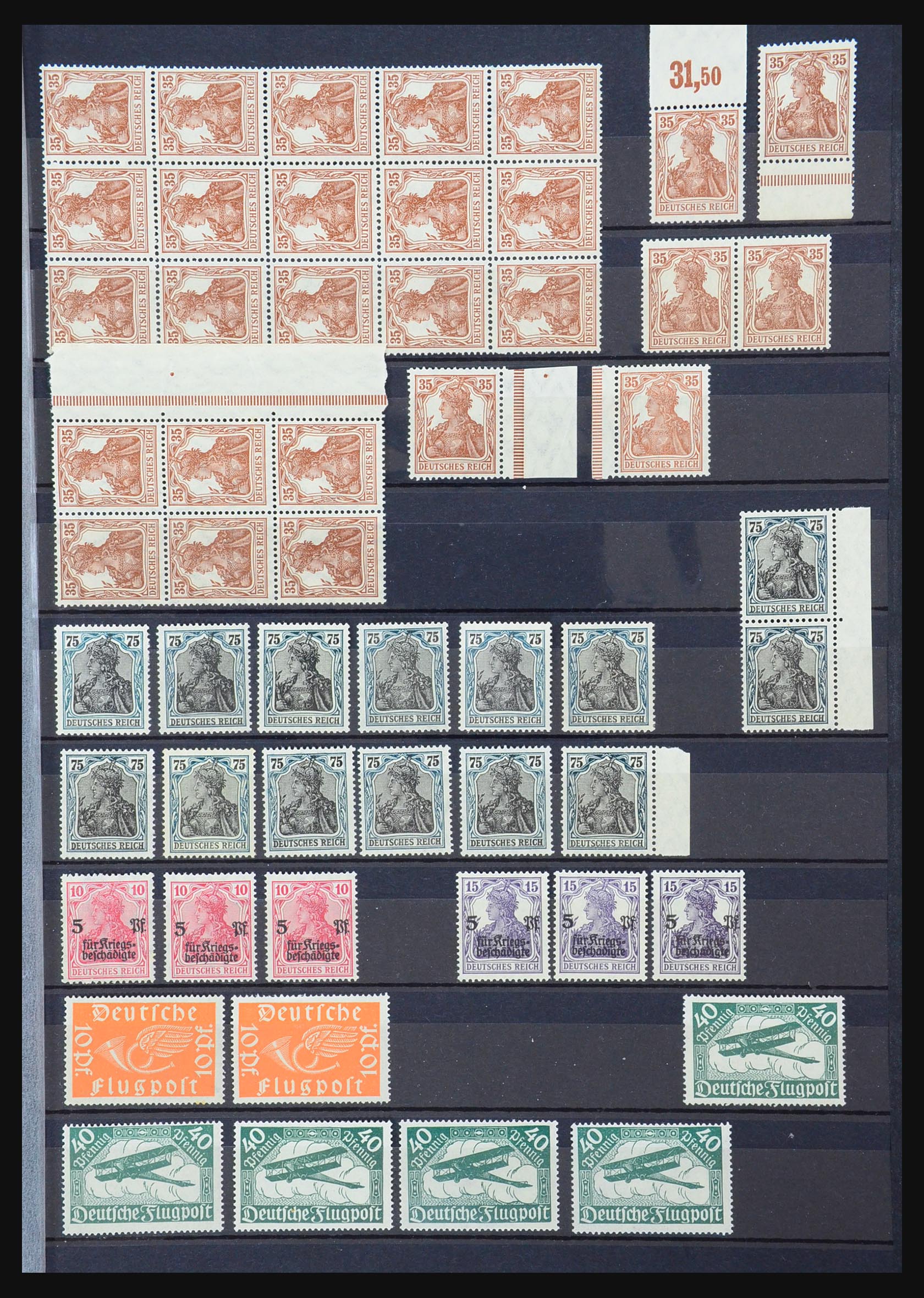 31393 007 - 31393 German Reich MNH.