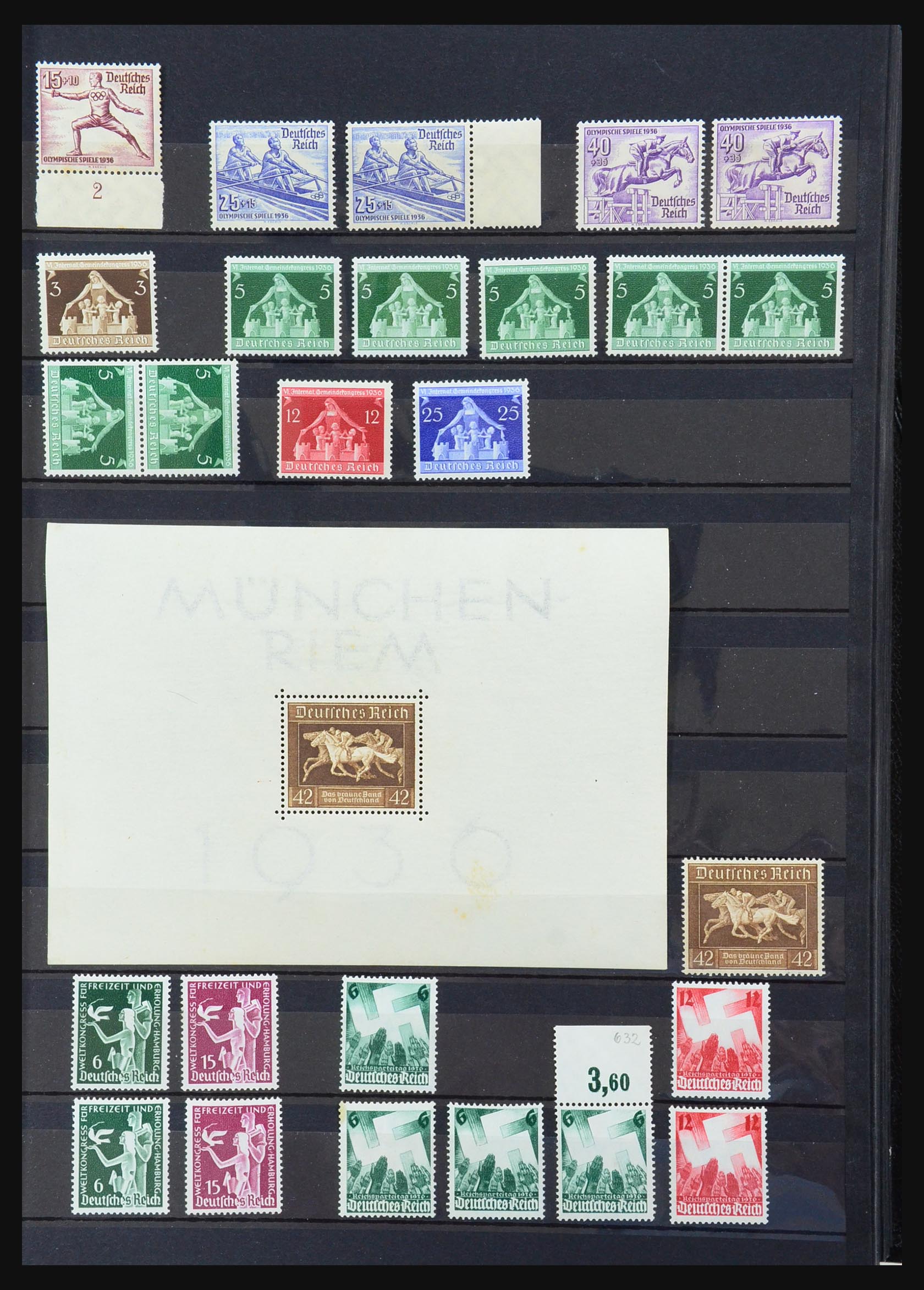 31393 023 - 31393 German Reich MNH.