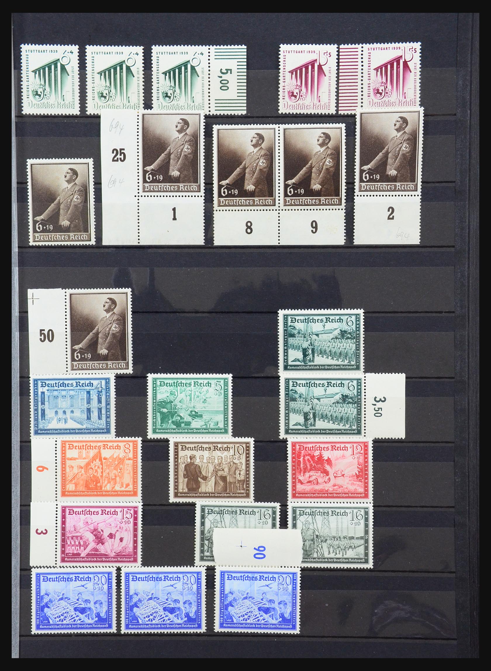 31393 035 - 31393 German Reich MNH.