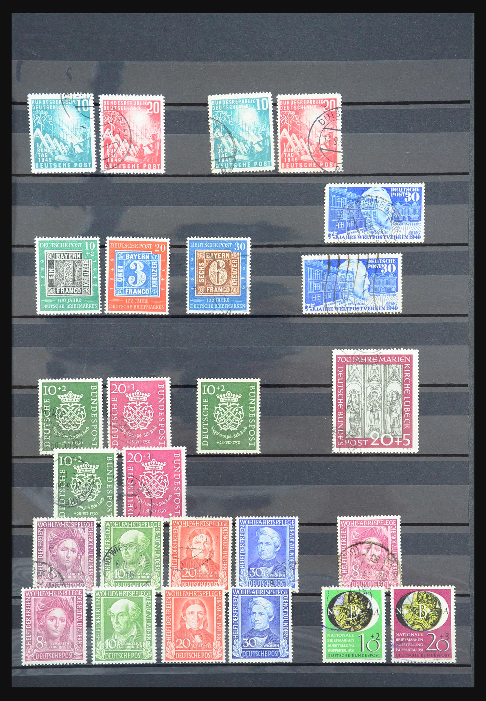 31396 001 - 31396 Bundespost 1949-1959.