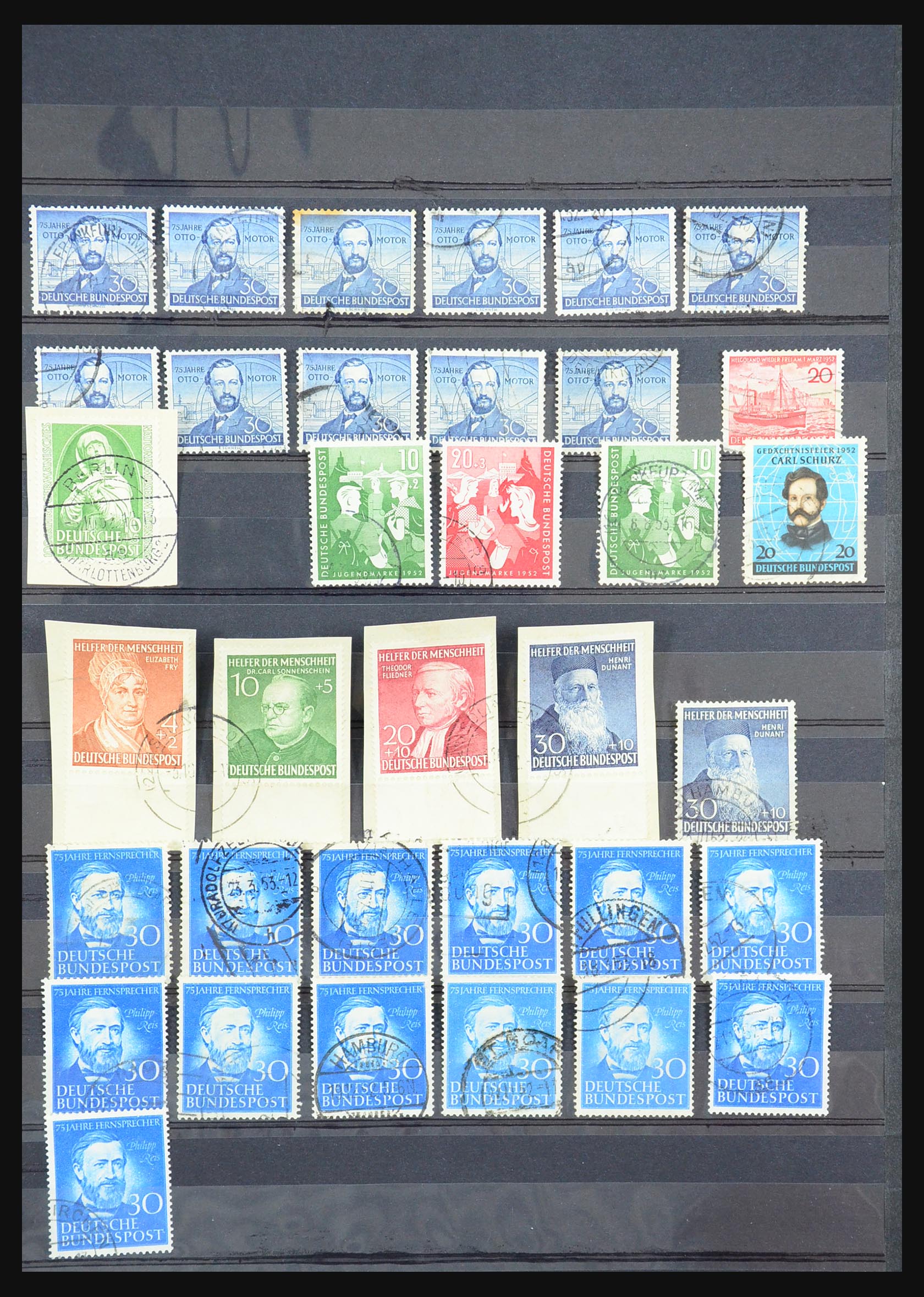 31396 003 - 31396 Bundespost 1949-1959. 31396 003 - 31396 Bundespost 1949-1959.