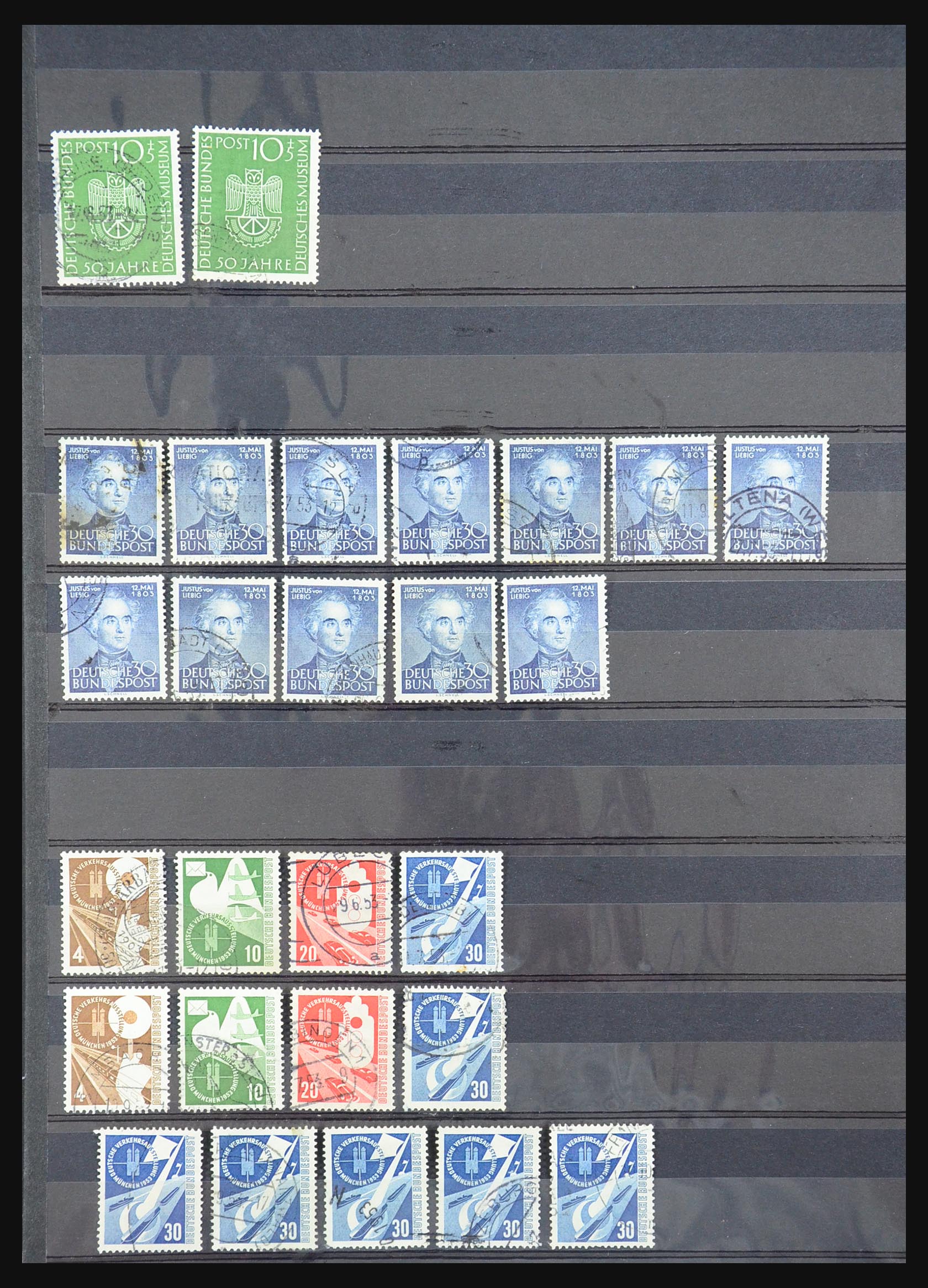 31396 004 - 31396 Bundespost 1949-1959. 31396 004 - 31396 Bundespost 1949-1959.