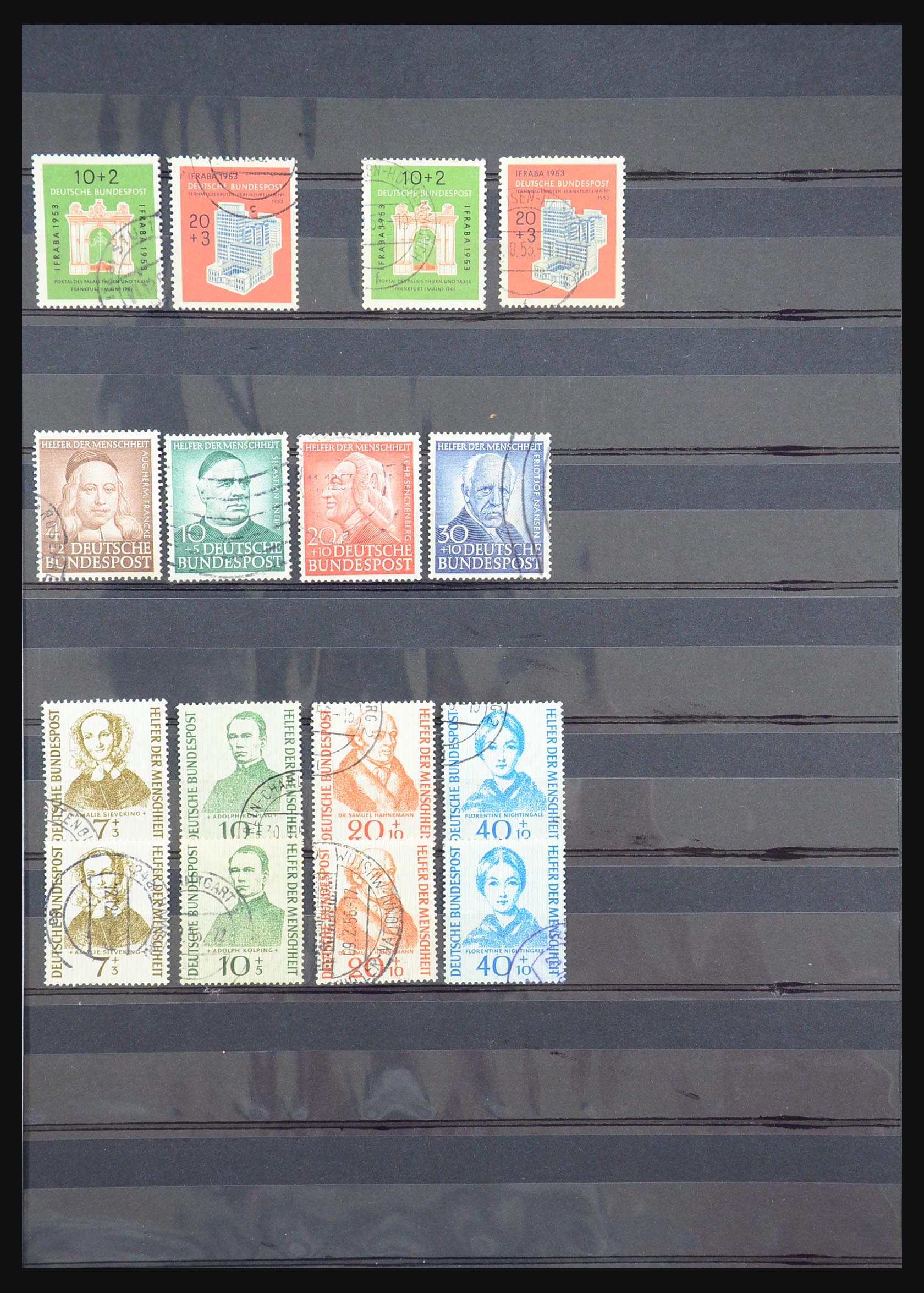 31396 005 - 31396 Bundespost 1949-1959. 31396 005 - 31396 Bundespost 1949-1959.