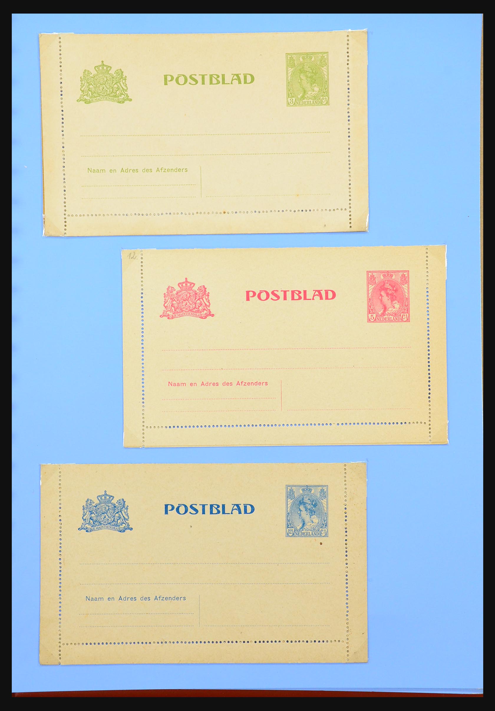 31402 025 - 31402 Netherlands postal stationeries 1871-1999.