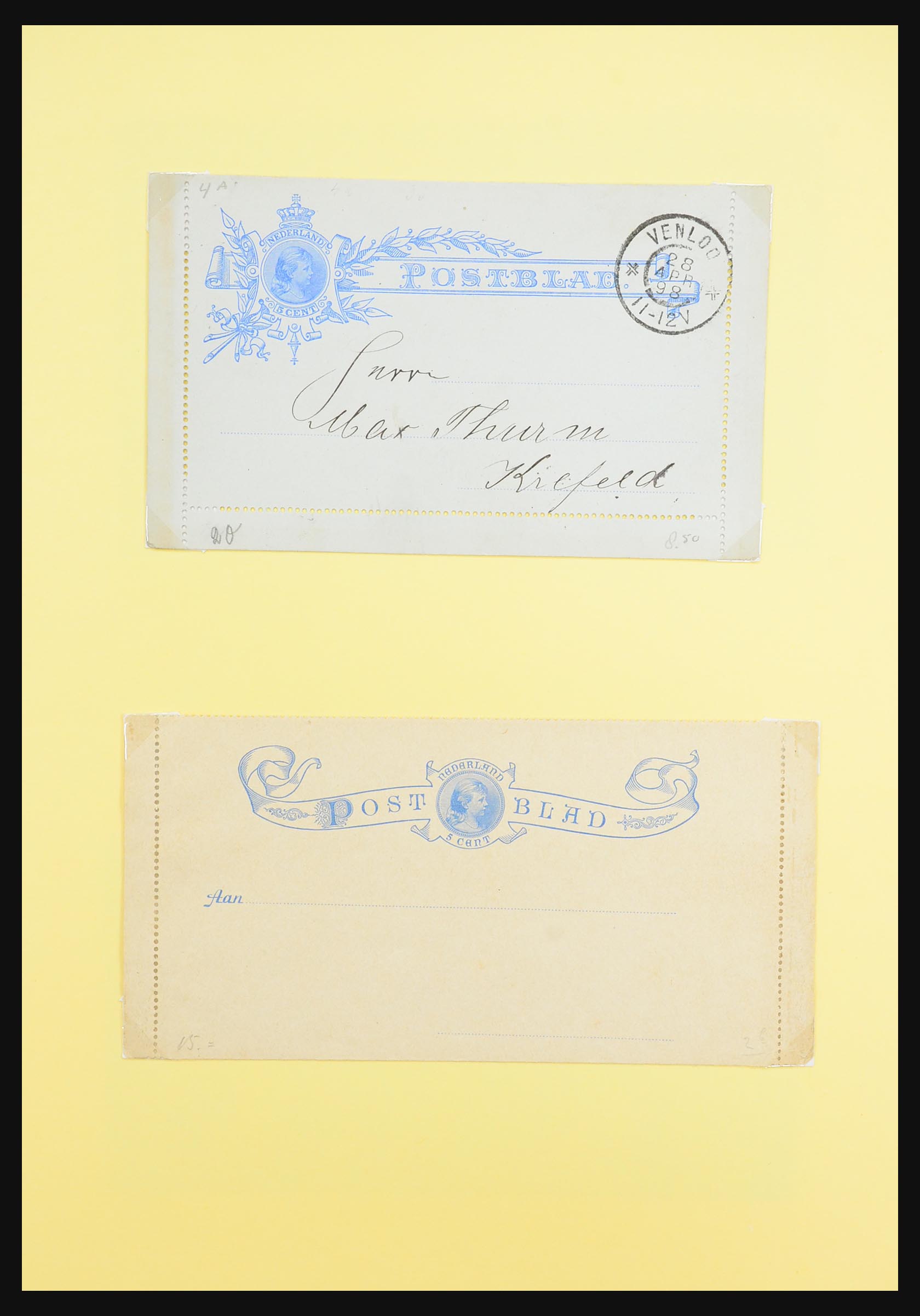 31402 034 - 31402 Netherlands postal stationeries 1871-1999.