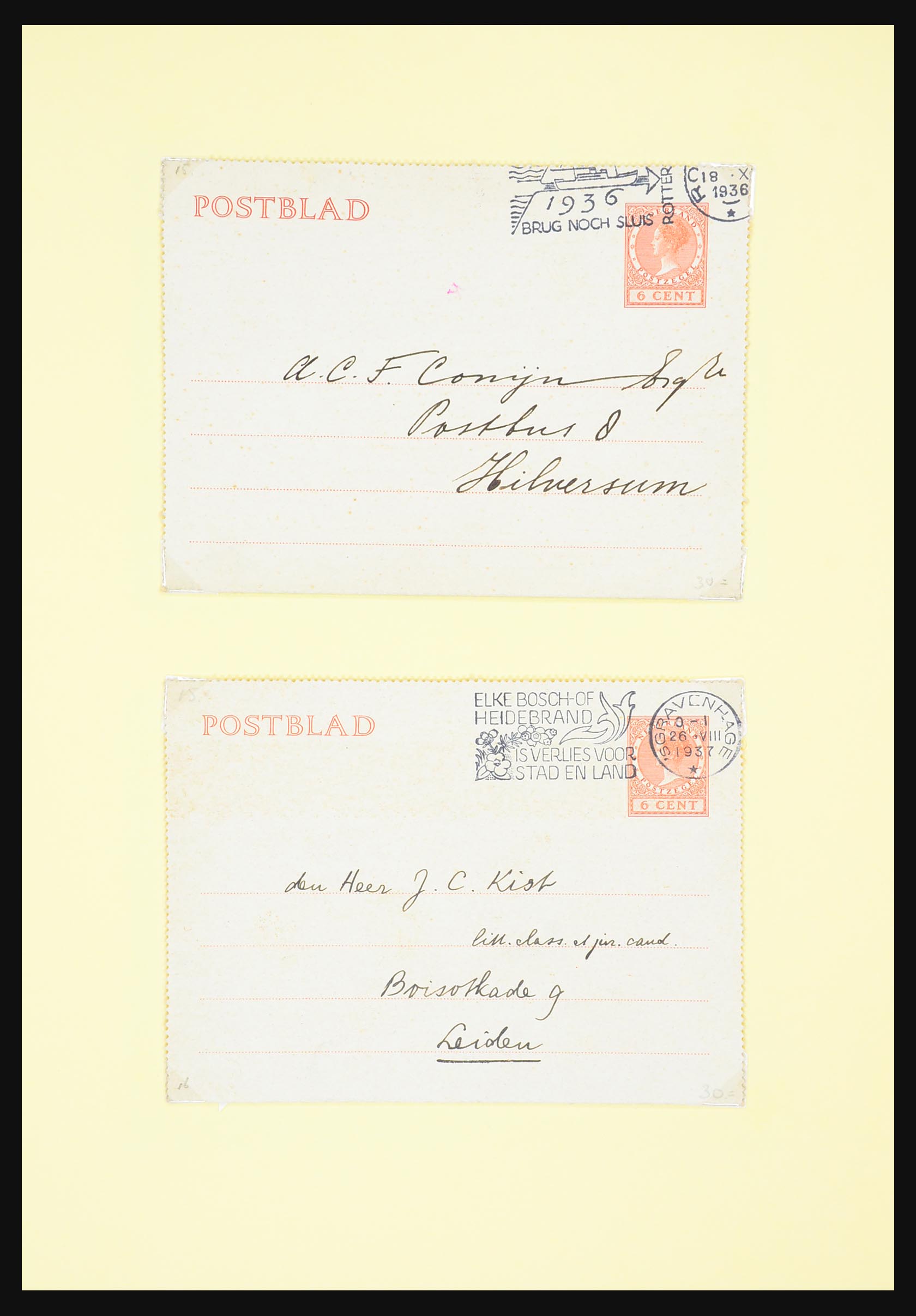 31402 036 - 31402 Netherlands postal stationeries 1871-1999.