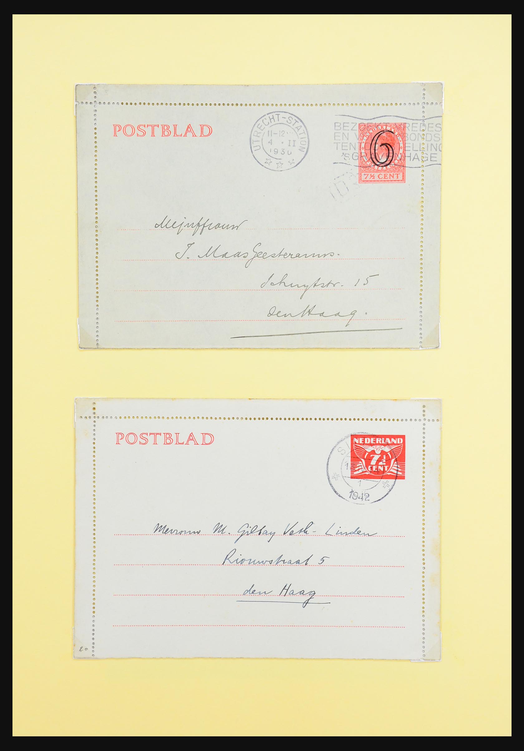 31402 037 - 31402 Netherlands postal stationeries 1871-1999.